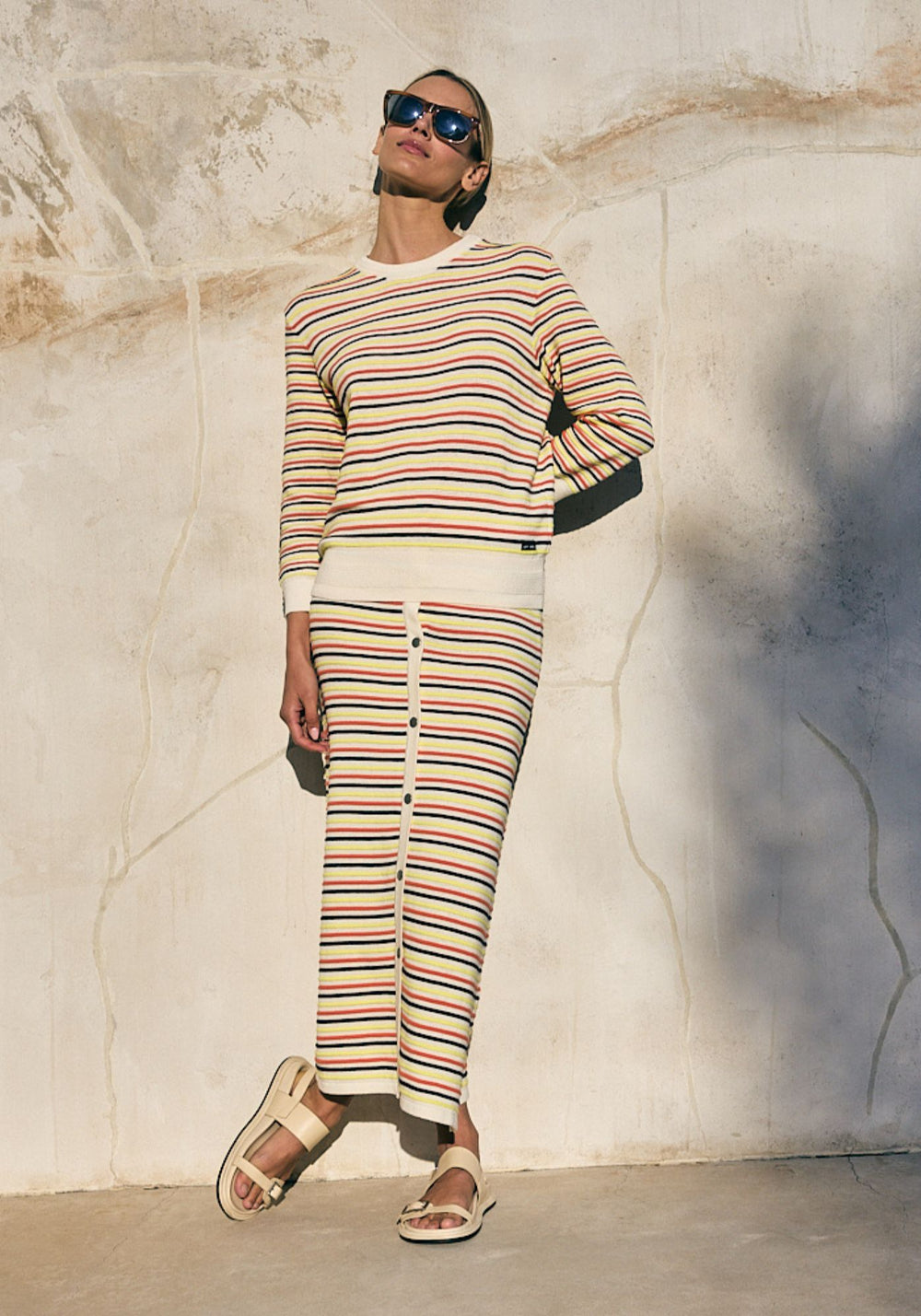 Plage Skirt x Isabelle Ballu (IVORY / MULTICO)