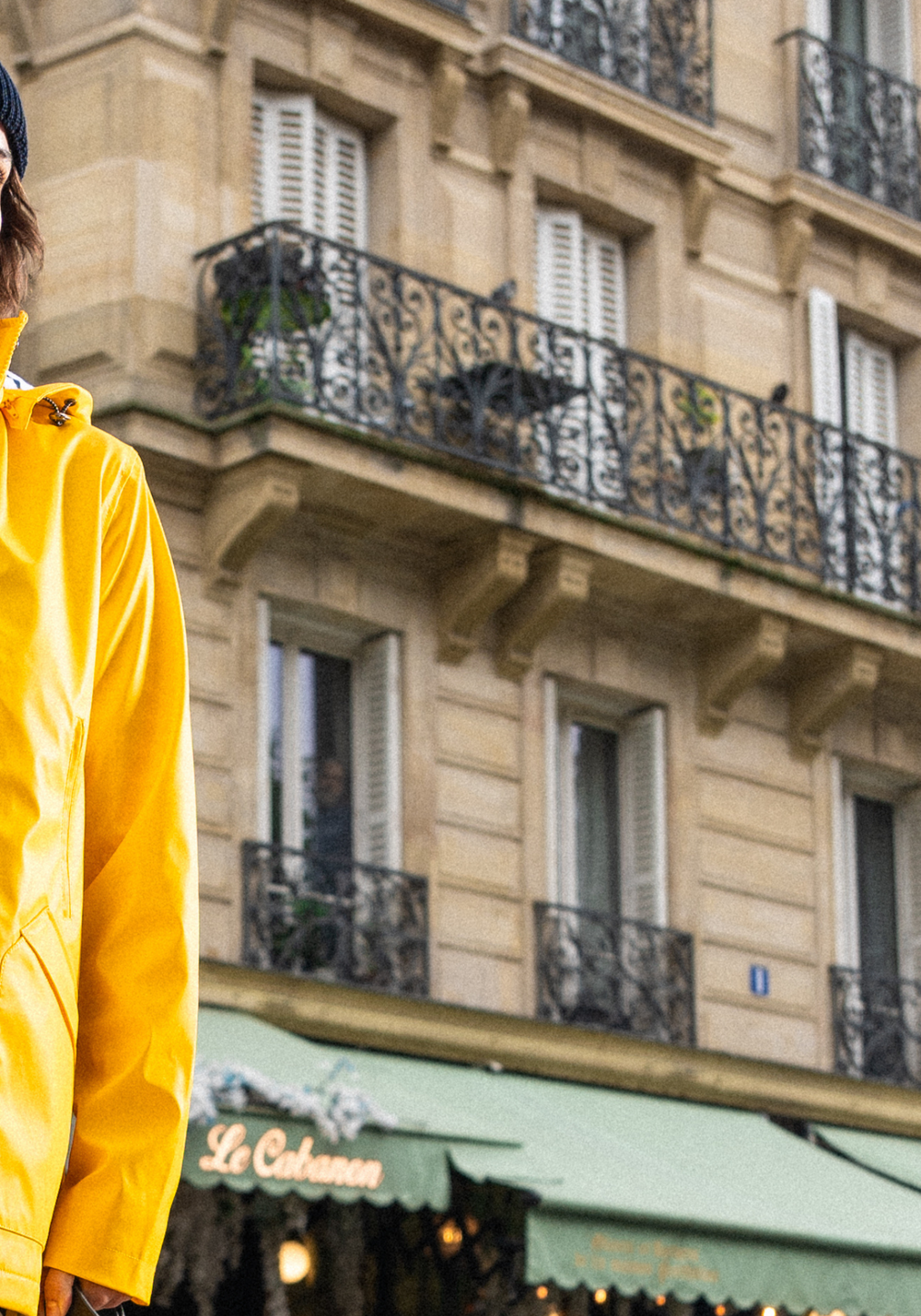 St Morgane Hooded Raincoat (YELLOW)