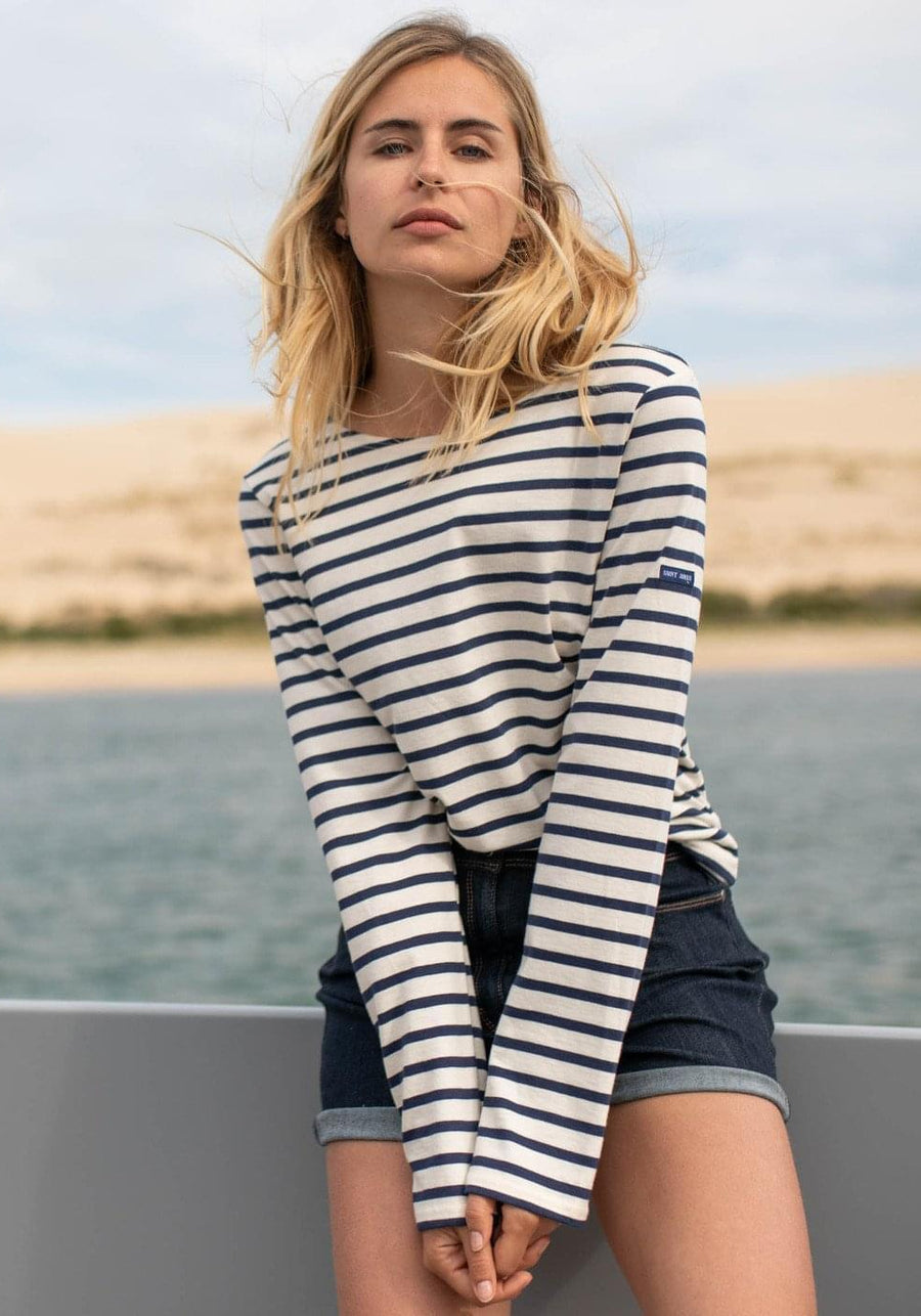 Meridame II Breton Shirt (ECRU / NAVY)