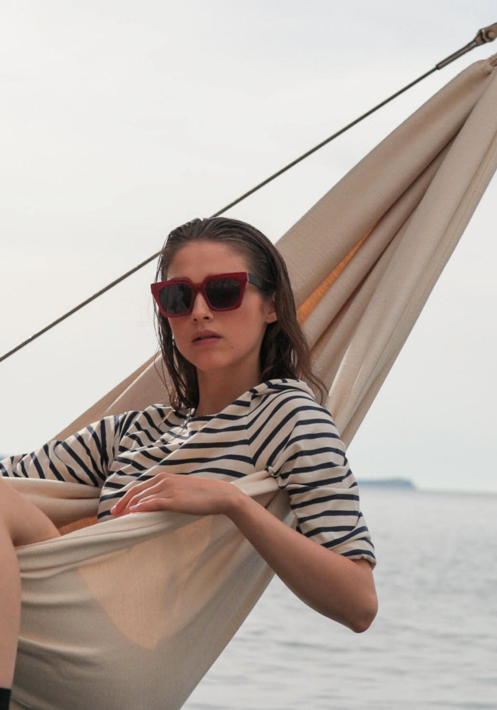 Minquidame Breton Shirt (ECRU / NAVY)