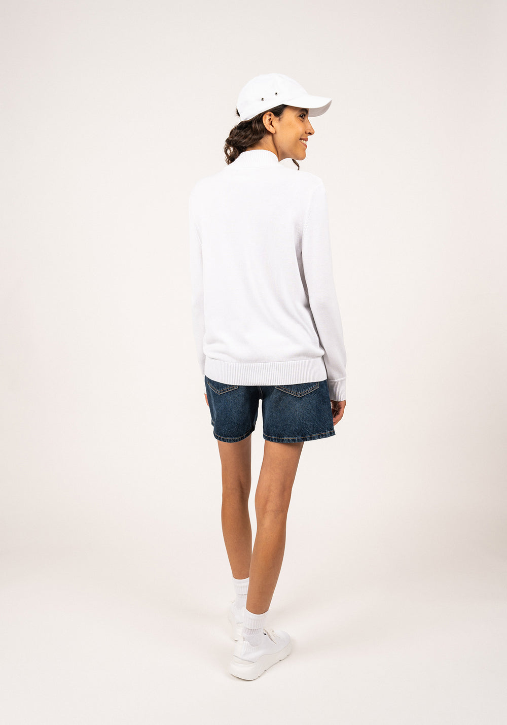 Barcelone Cotton Cardigan (WHITE)