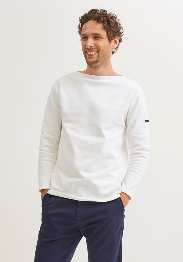 Guildo Boatneck Breton Shirt (ECRU)