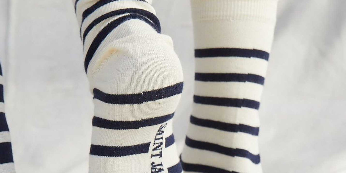 Nautical Stripe Socks  Saint James® Breton Knitwear – Saint James USA