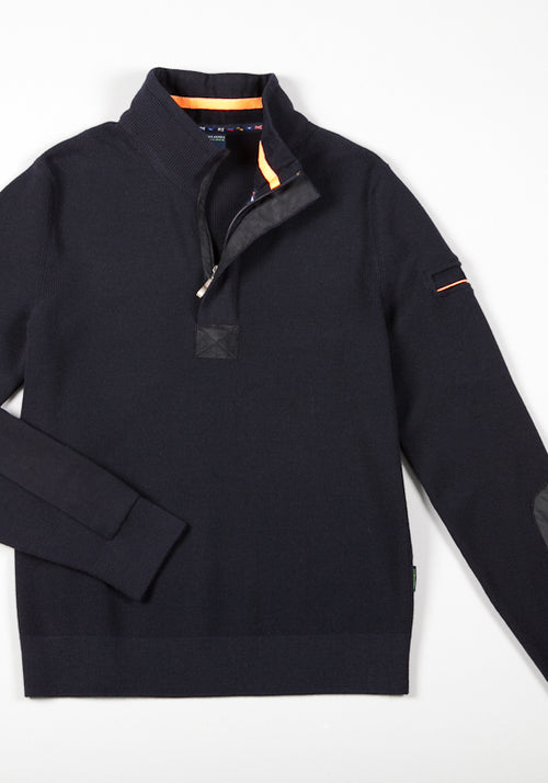 Loup de Mer II Wool Sweater (NAVY)