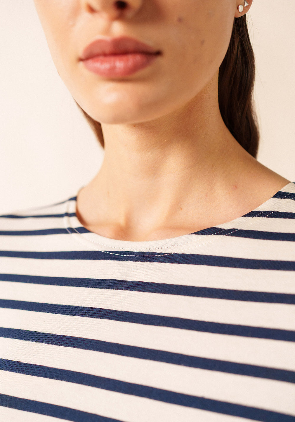 Minquidame Breton Shirt (ECRU / NAVY)