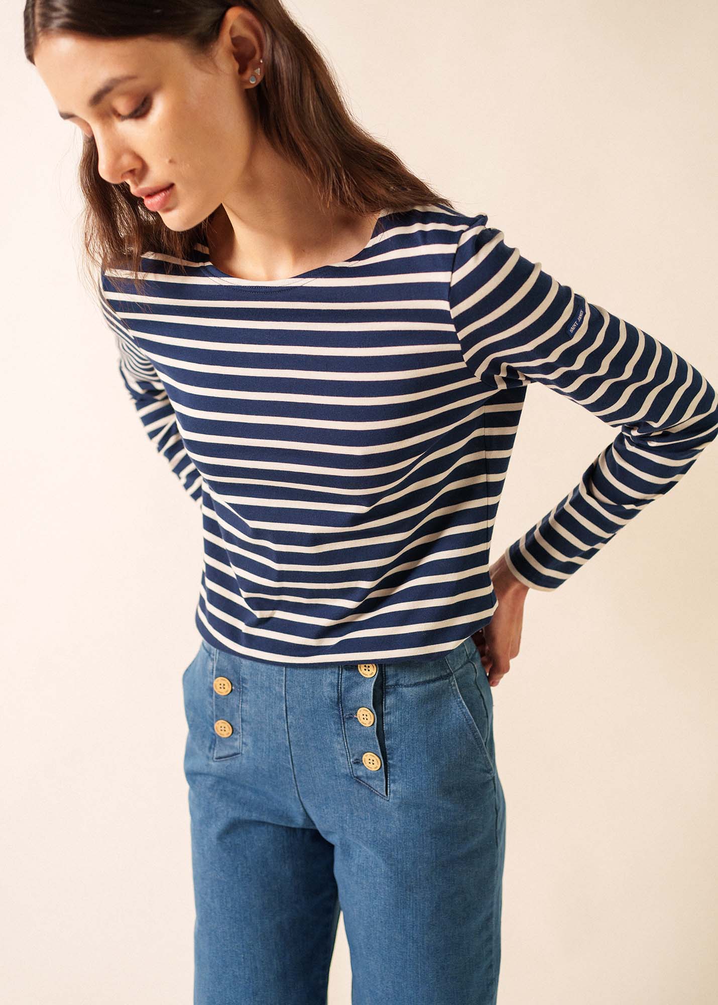 Women's French Striped Shirt | Long Sleeve | Saint James® • Saint