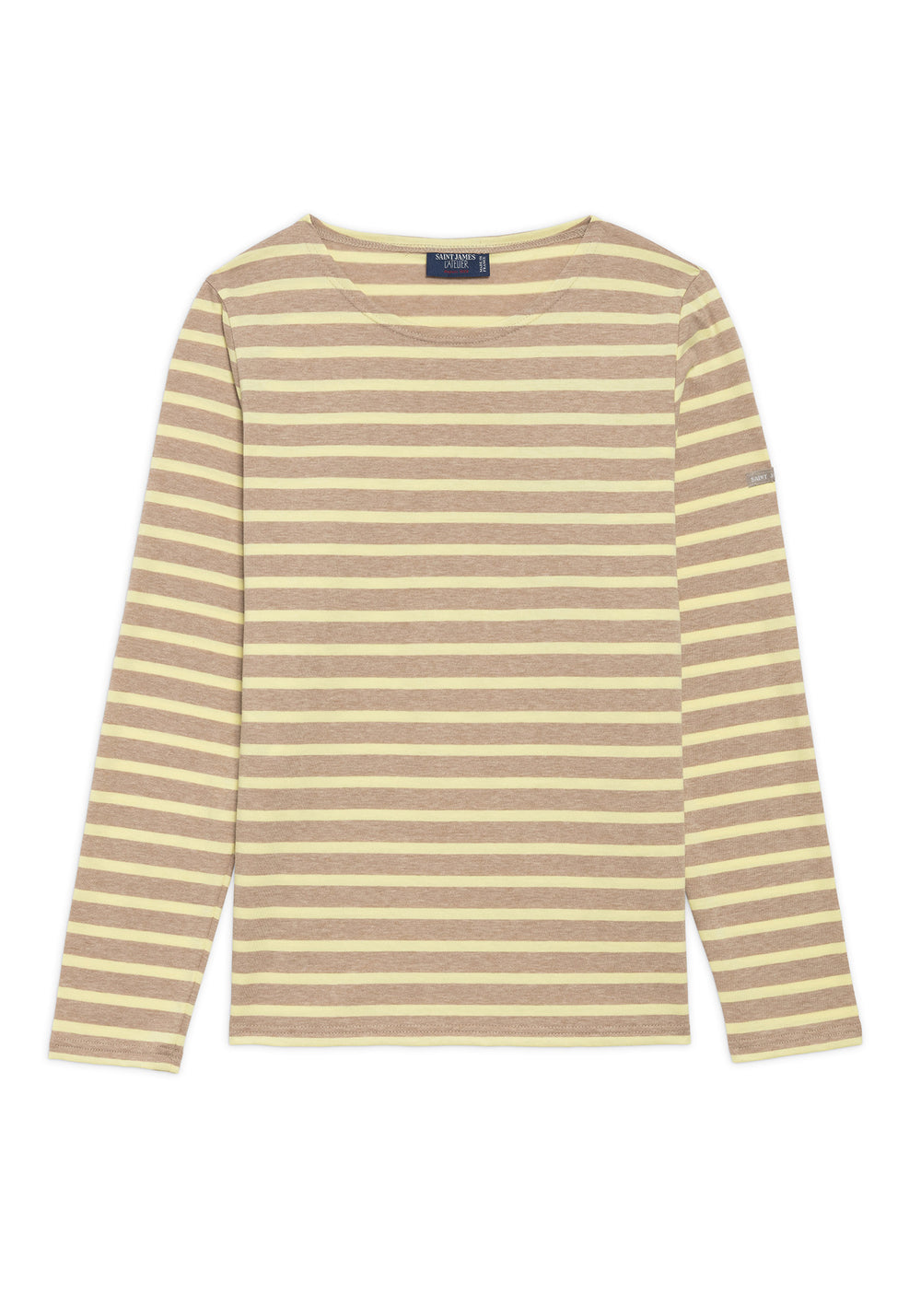 MINQUIDAME Breton Shirt  (BEIGE MELANGE / BUTTER YELLOW)