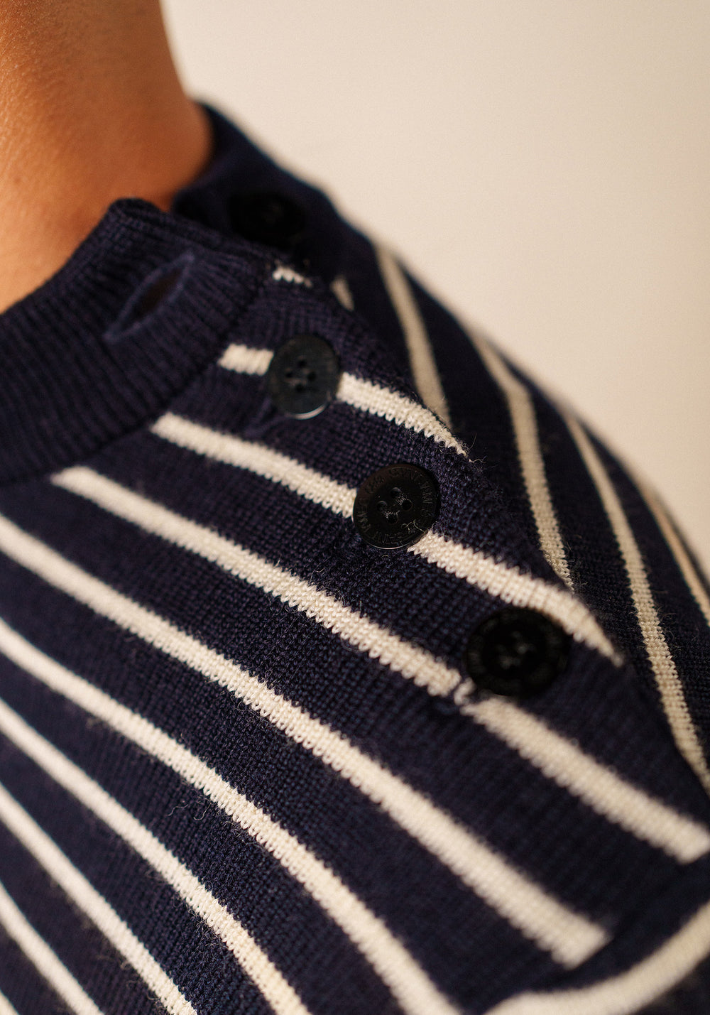 Matelot Fisherman Sweater (NAVY / ECRU)