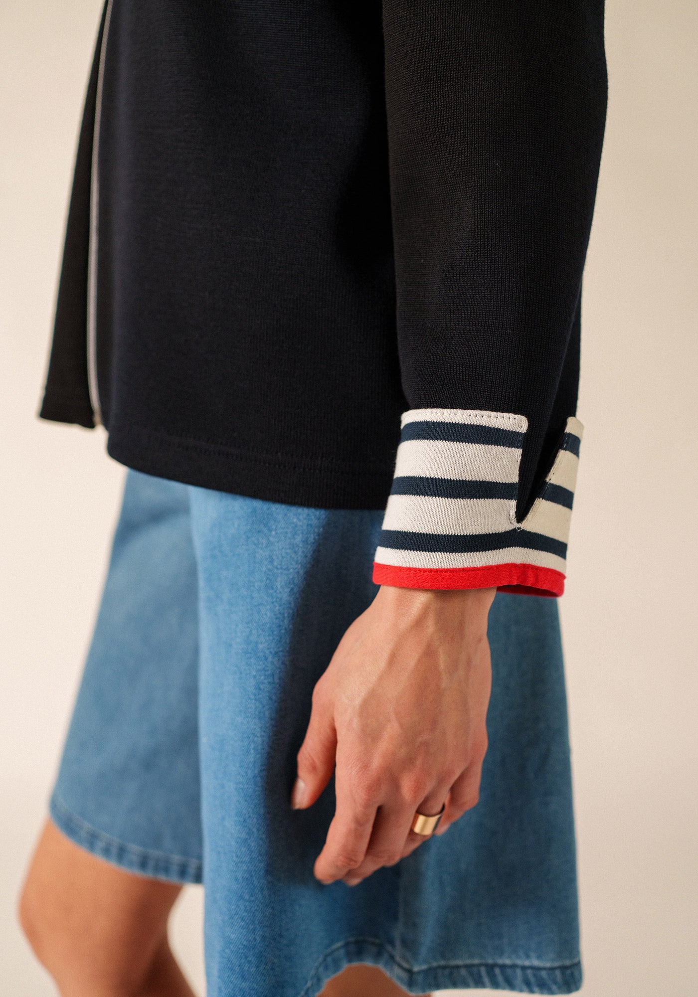 La Rochelle Zip Jacket (NAVY)