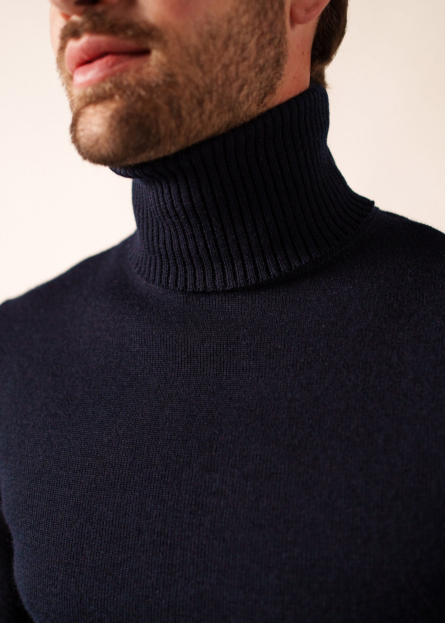 BOTTEGA VENETA 22AW turtleneck knit navy