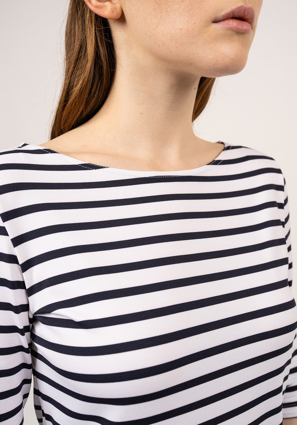 Propriano Anti-Uv Nautical Dress (WHITE / NAVY)