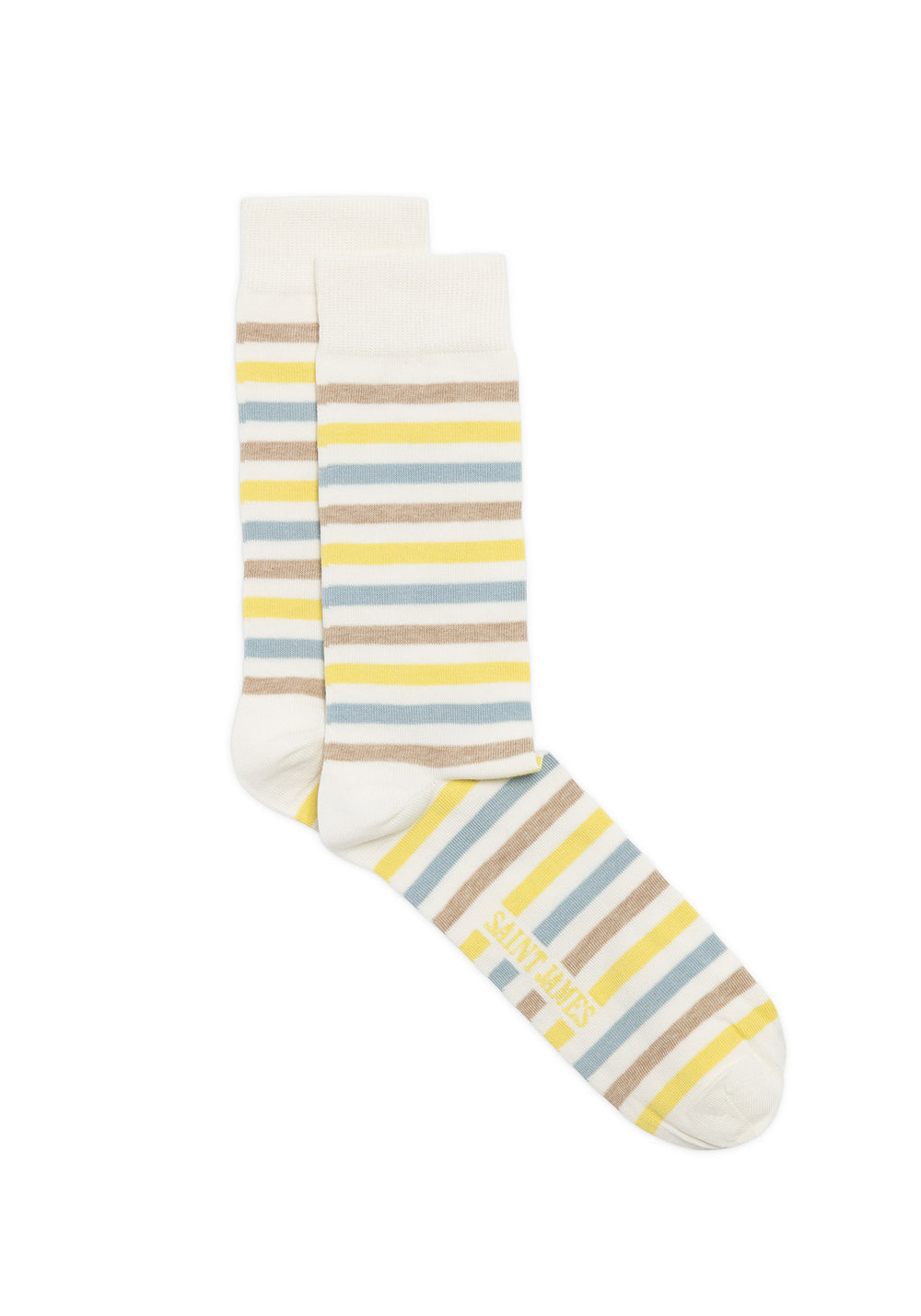 MULTICOLOR SOCKS II (IVORY / BUTTER YELLOW)
