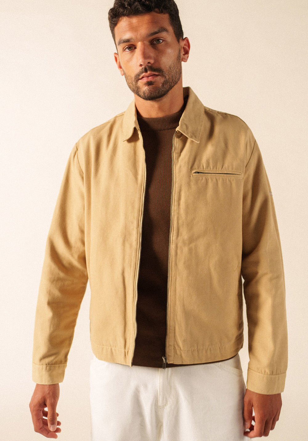 Zephyr cotton canvas jacket (SAIL CANVAS)
