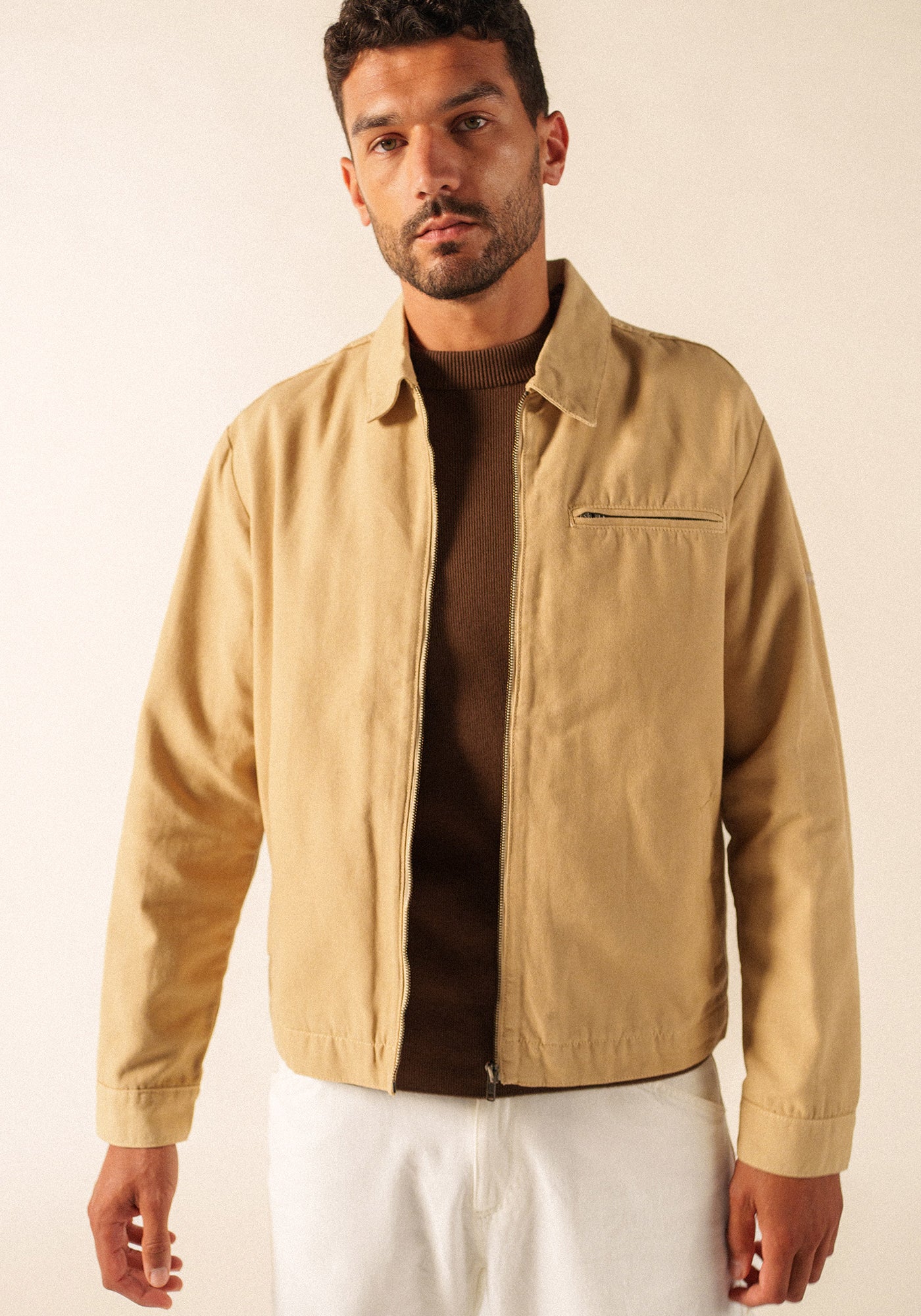Zephyr cotton canvas jacket (SAIL CANVAS)