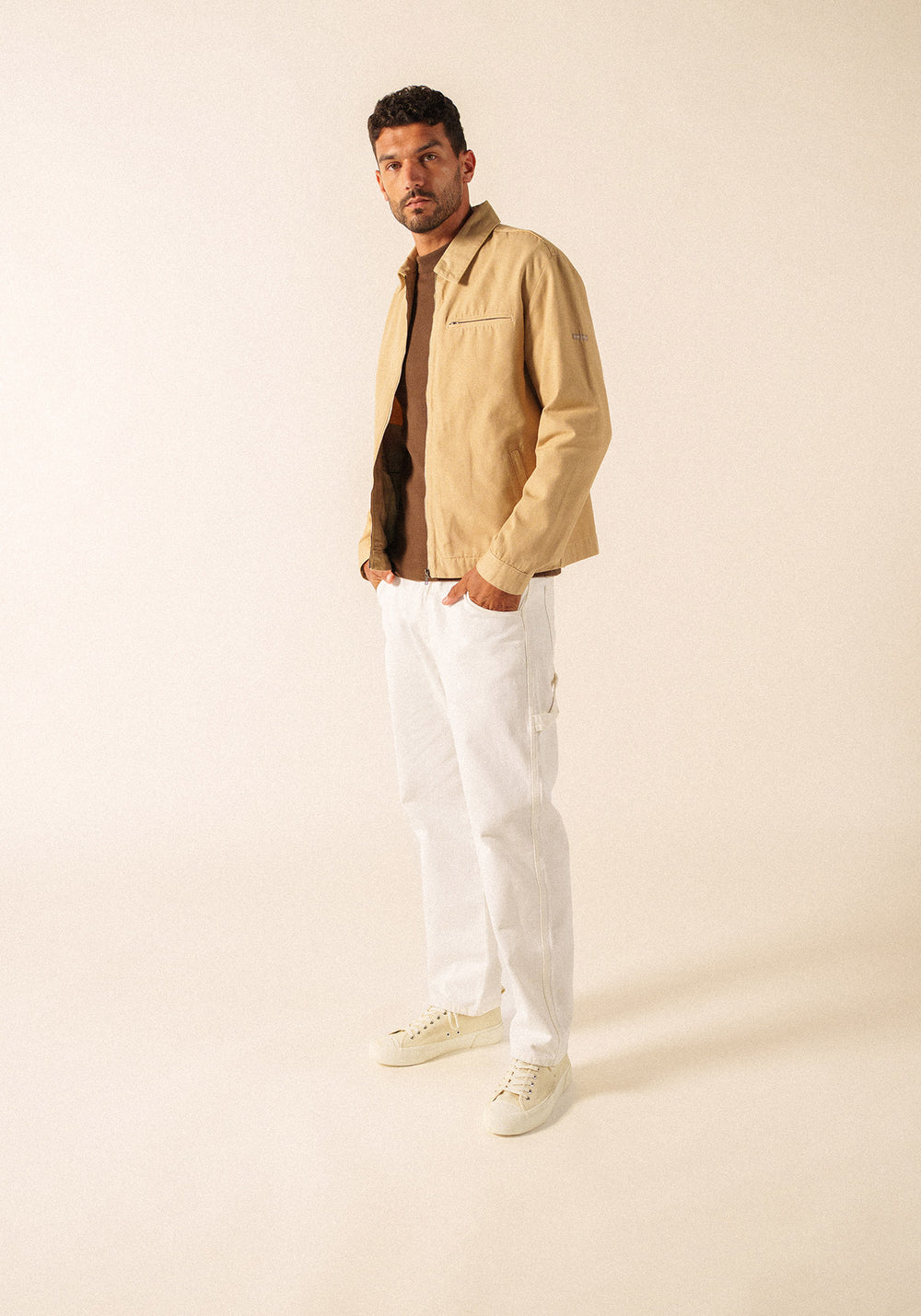 Zephyr cotton canvas jacket (SAIL CANVAS)
