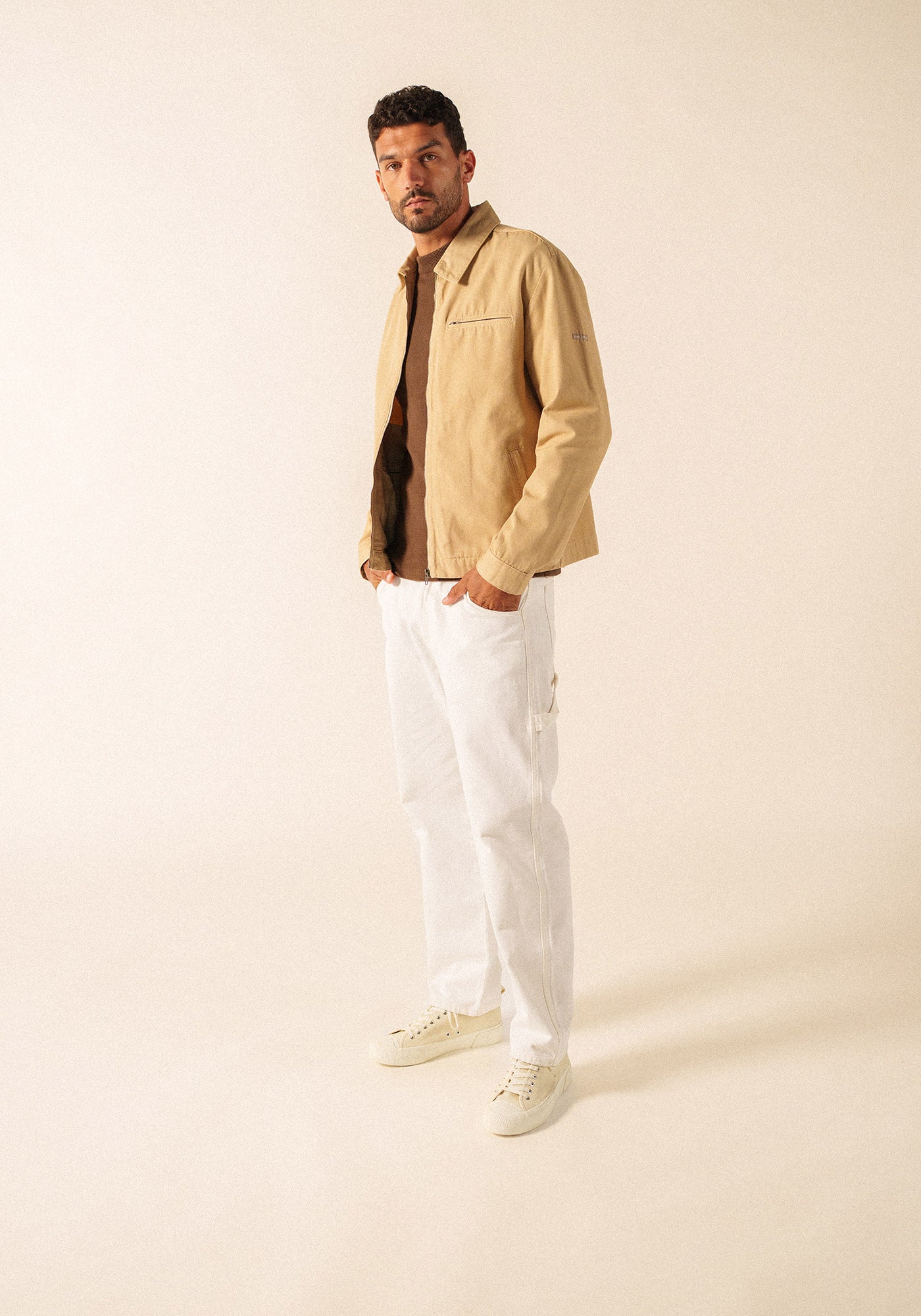Zephyr cotton canvas jacket (SAIL CANVAS)