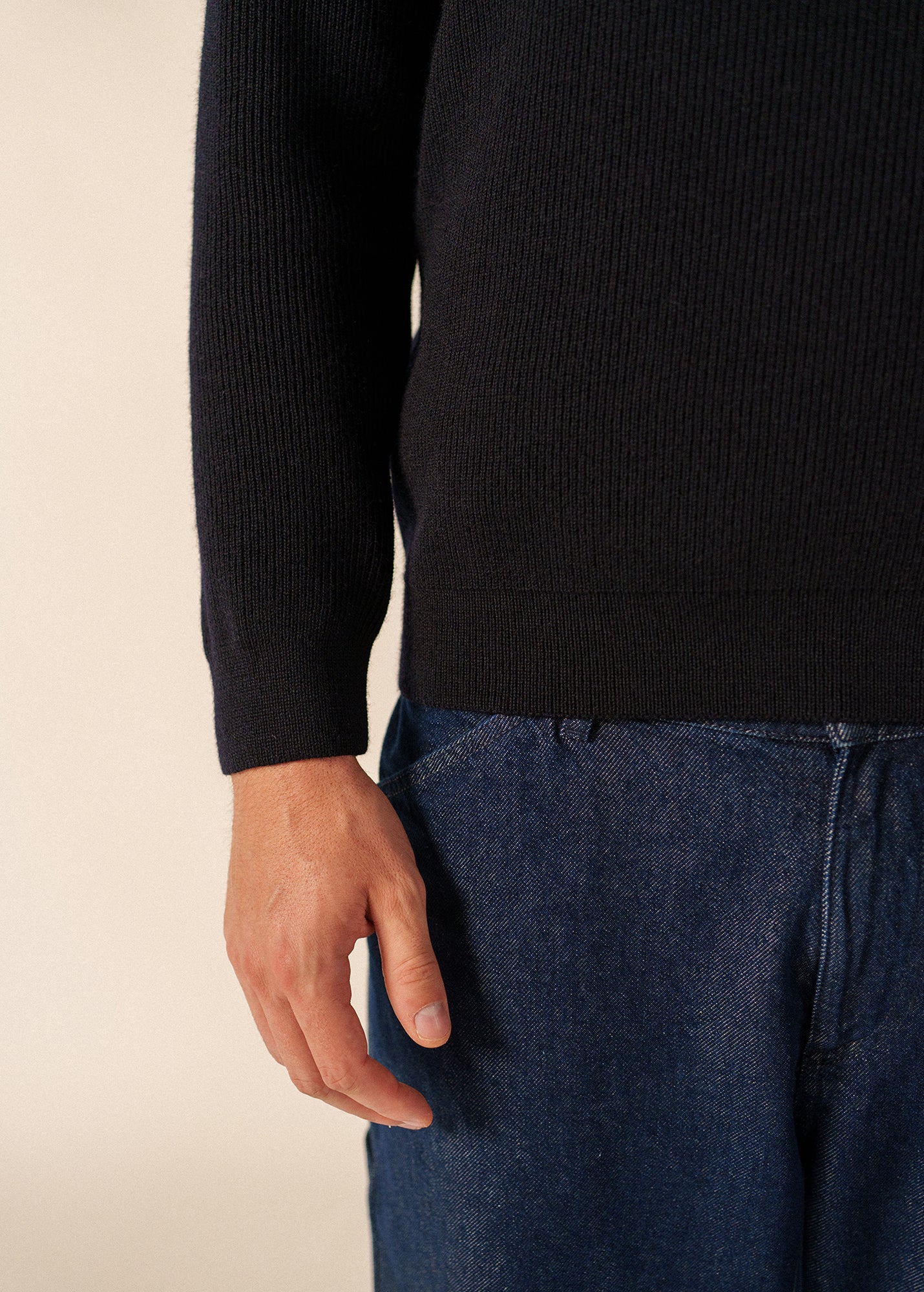 ニット/セーター saint james wool knit Men's Trucker Sweater • Saint James USA