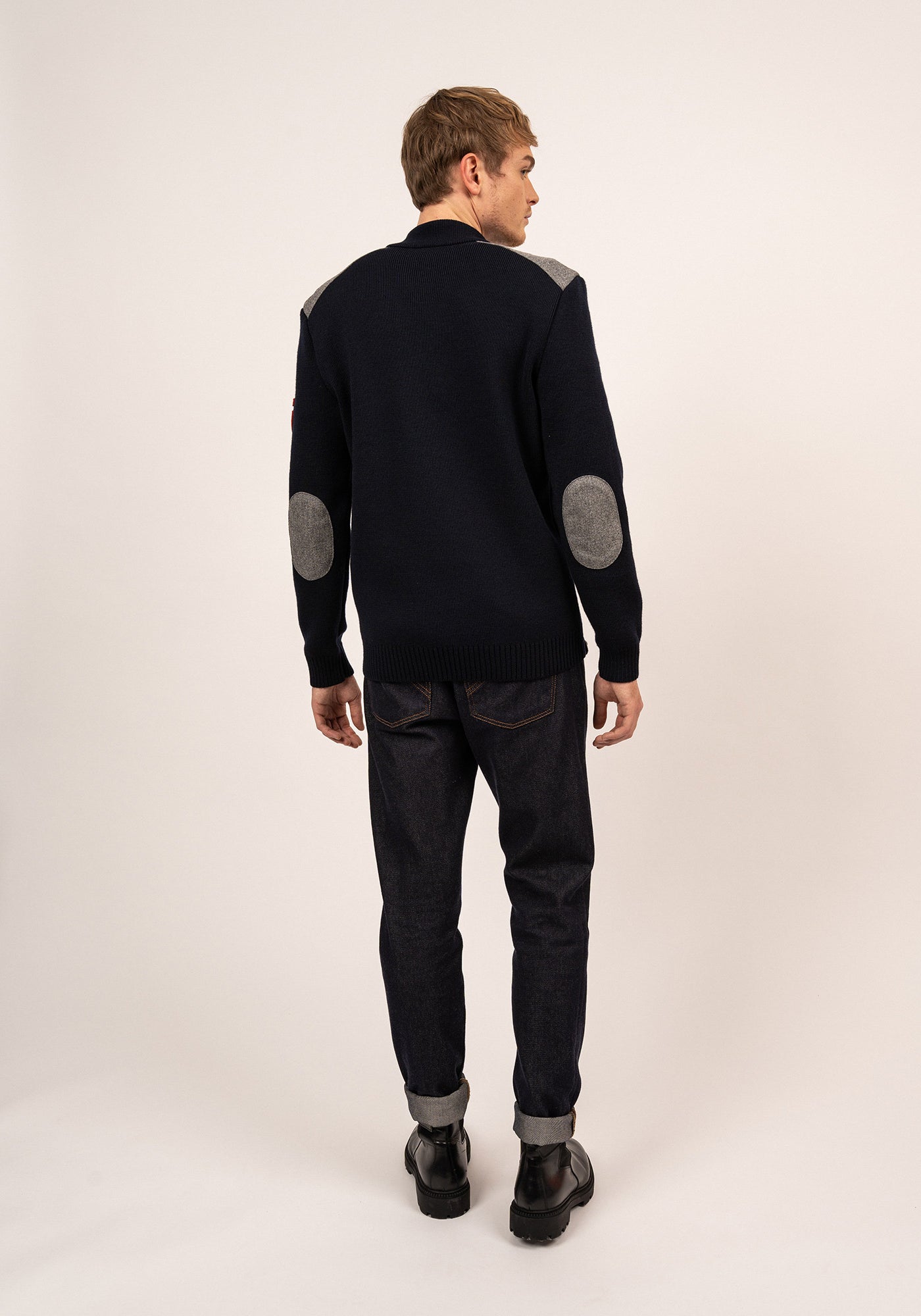 SERAC ARPIN Wool Jacket (NAVY)