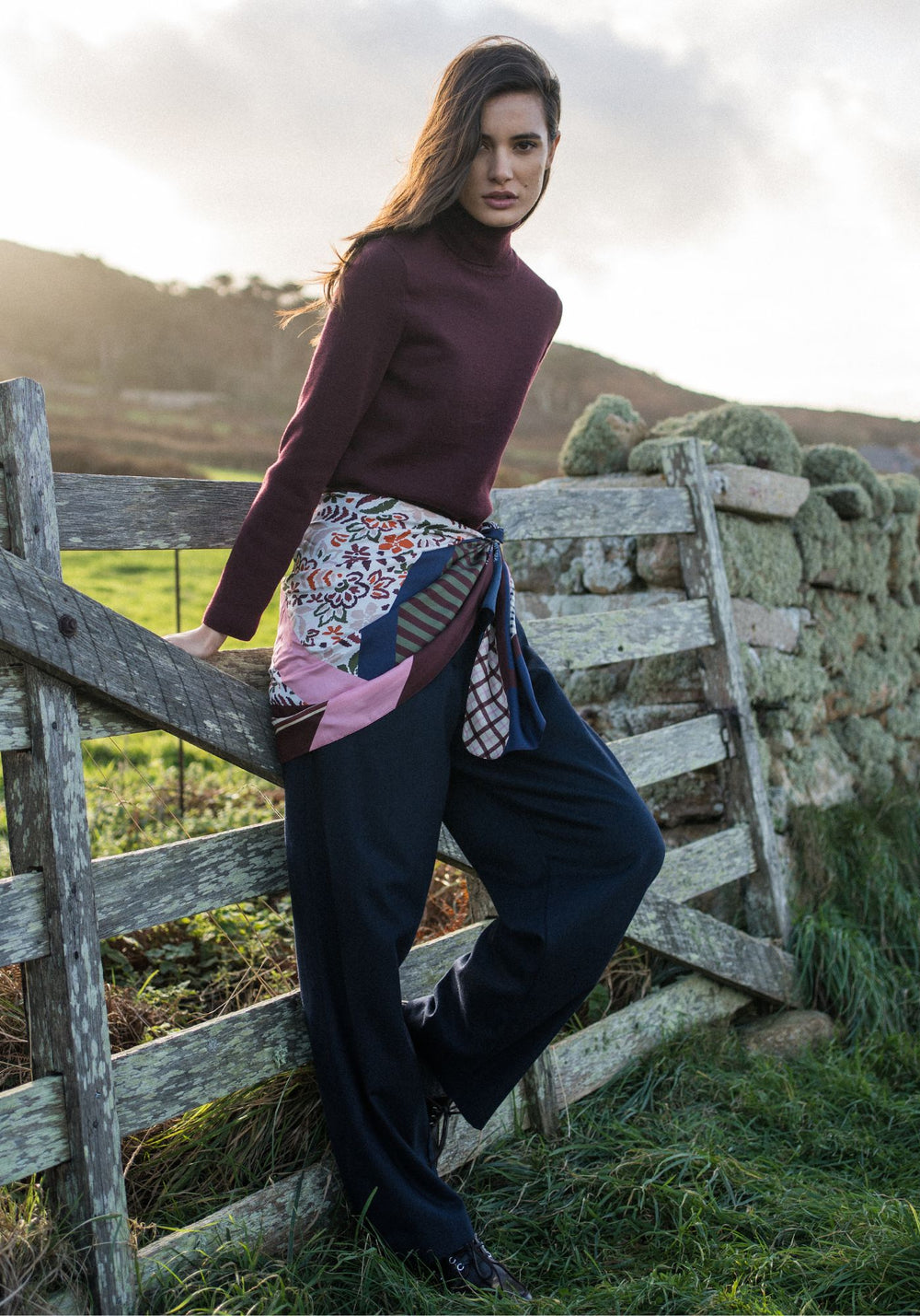 HOUAT Sweater (BURGUNDY)