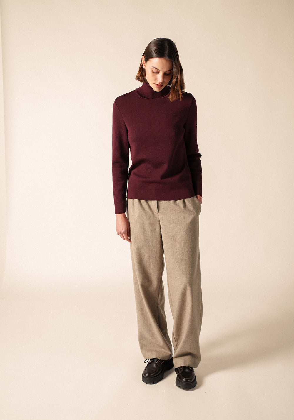 HOUAT Sweater (BURGUNDY)