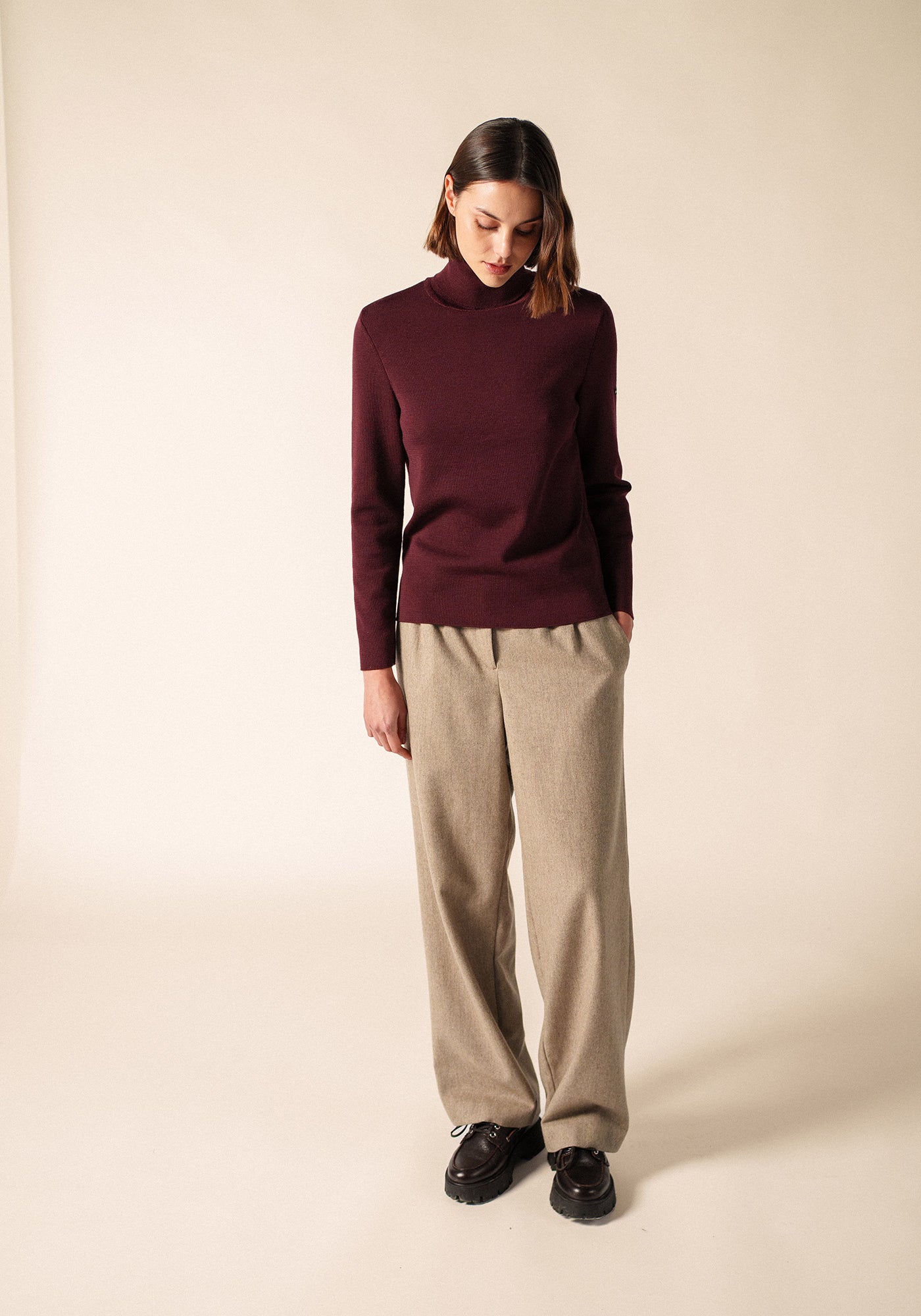 HOUAT Sweater (BURGUNDY)