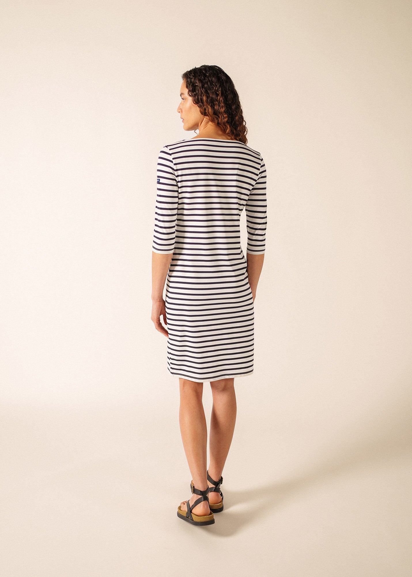 Breton Stripe Form Fitting Dress | Propriano II | Anti-UV | Saint