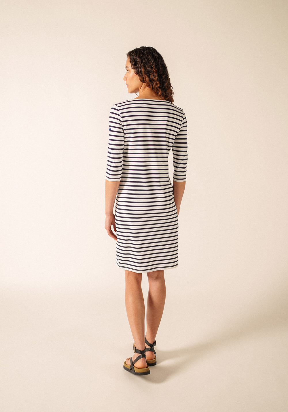 PROPRIANO Anti-Uv Nautical Dress (WHITE / NAVY)