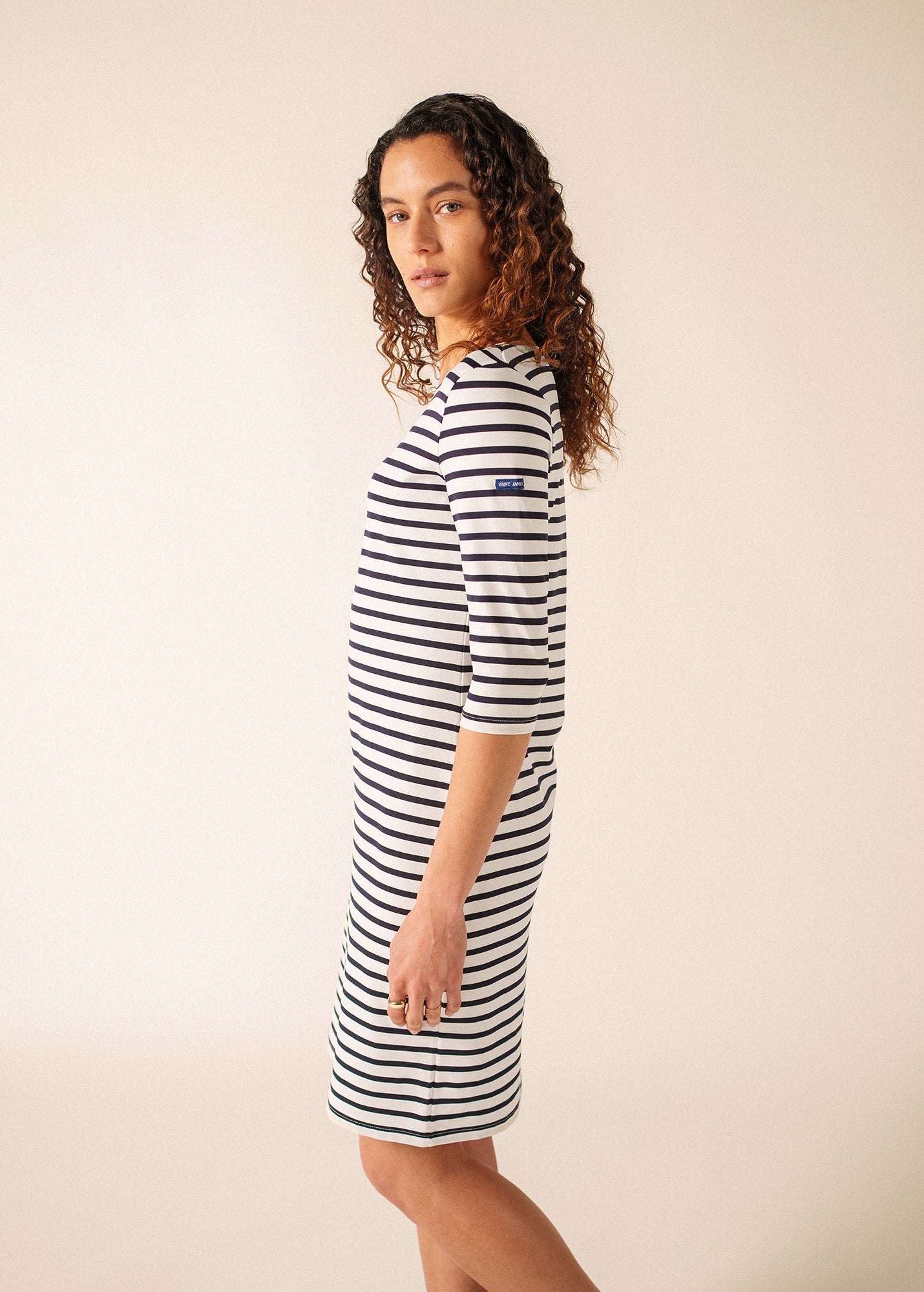 Breton Stripe Form Fitting Dress | Propriano II | Anti-UV | Saint