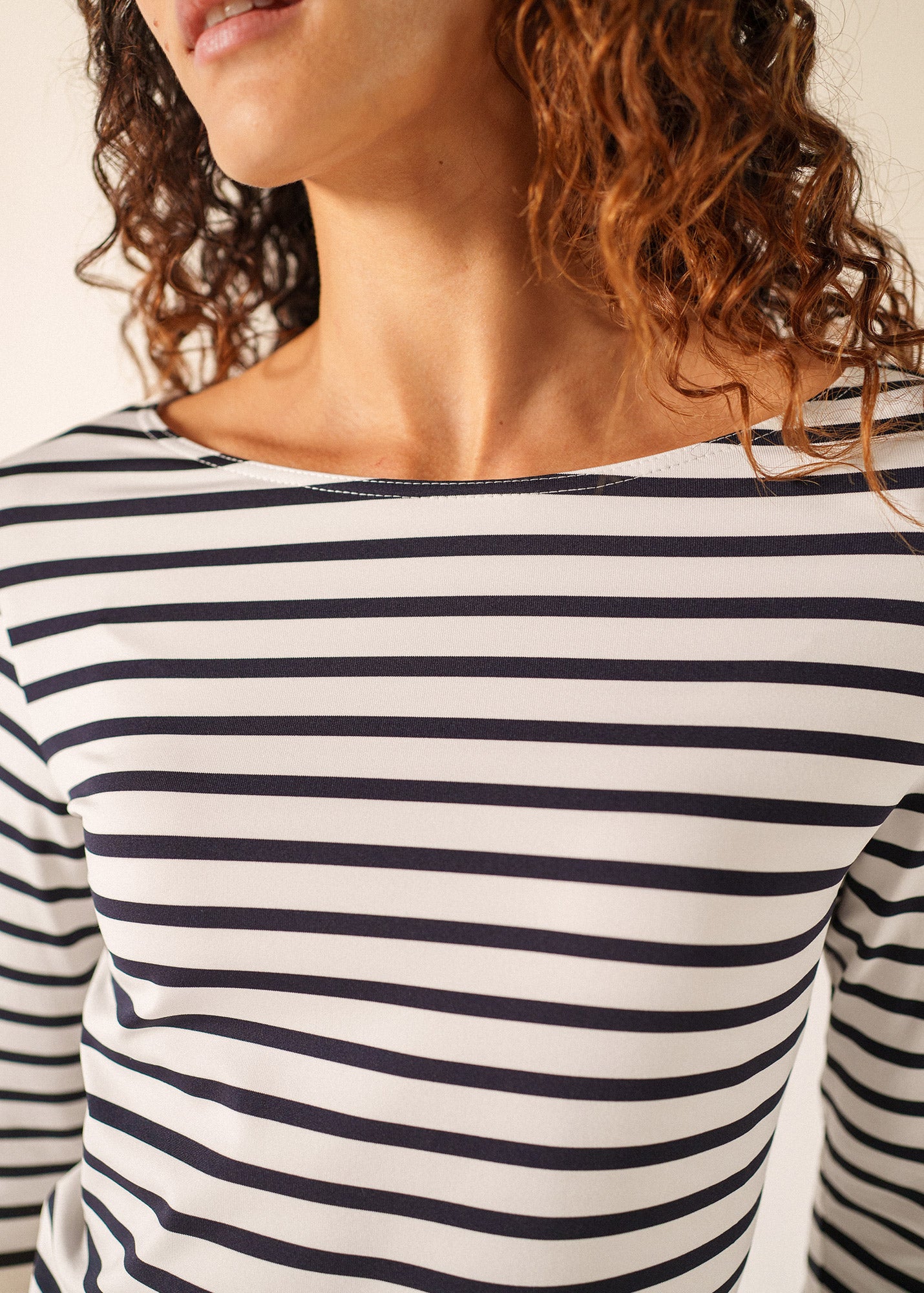 Breton Stripe Form Fitting Dress | Propriano II | Anti-UV | Saint
