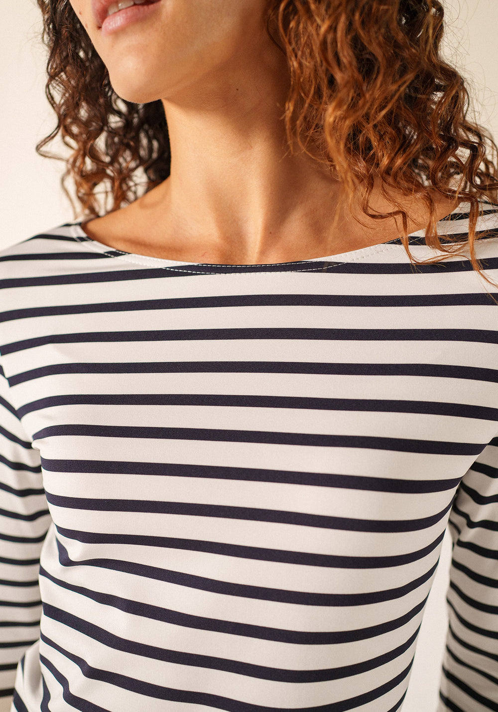 PROPRIANO Anti-Uv Nautical Dress (WHITE / NAVY)