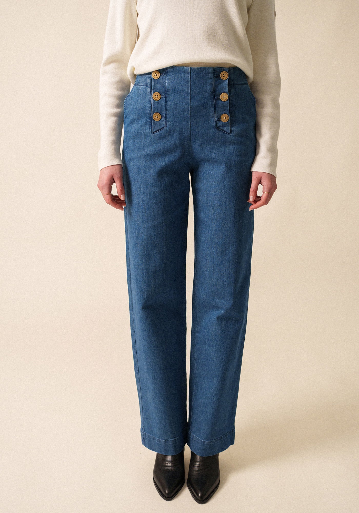 Torie High Waist Jeans (DENIM)