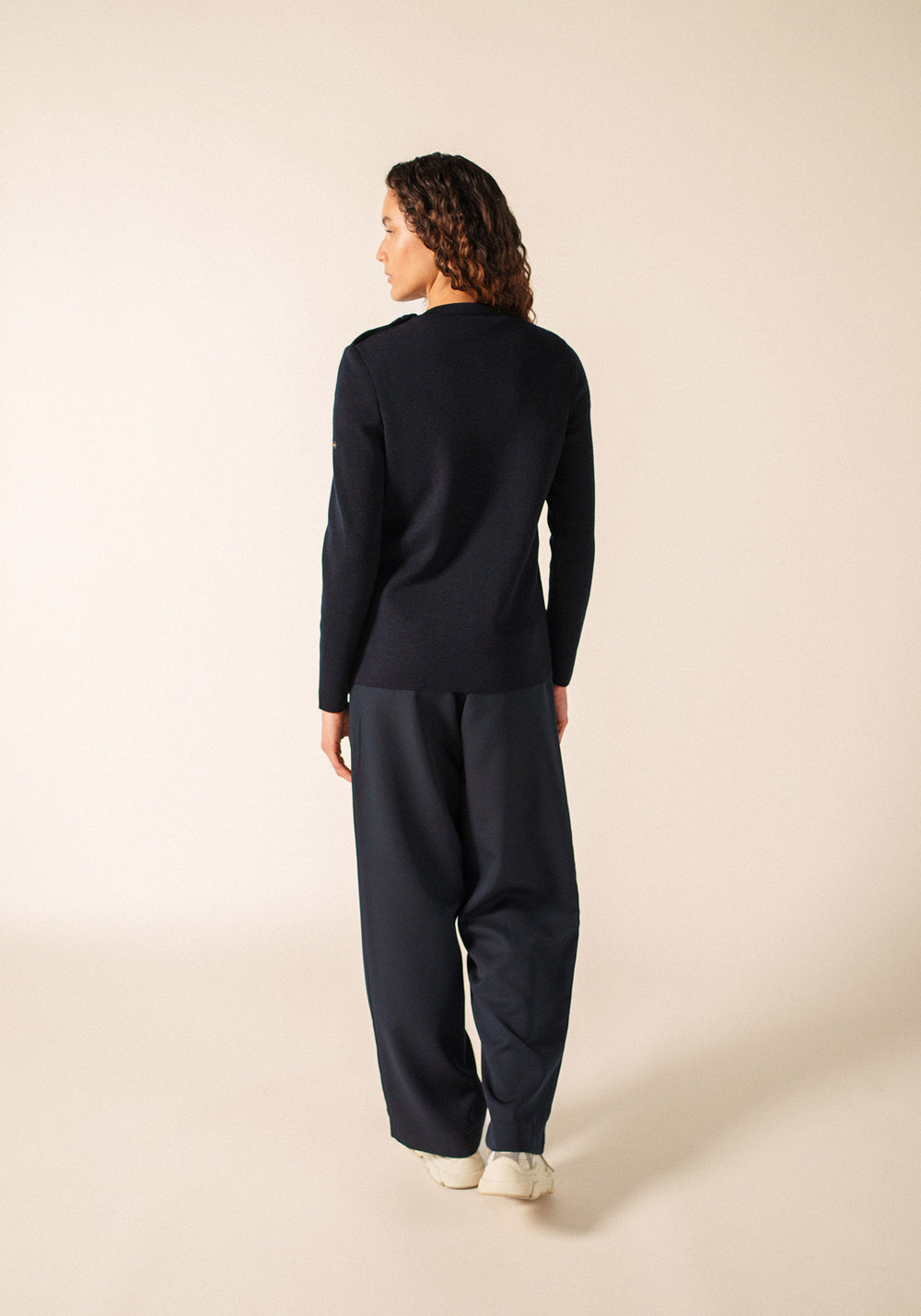 Bregancon Eiffel Breton Sweater (NAVY / BRONZE)