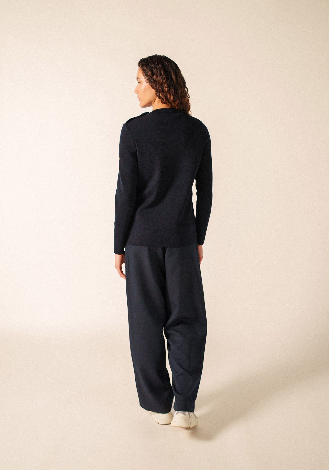BREGANCON EIFFEL Breton Sweater (NAVY / BRONZE)