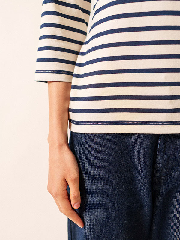 Breton Striped Top - ¾ Sleeve - Saint James • Saint James USA