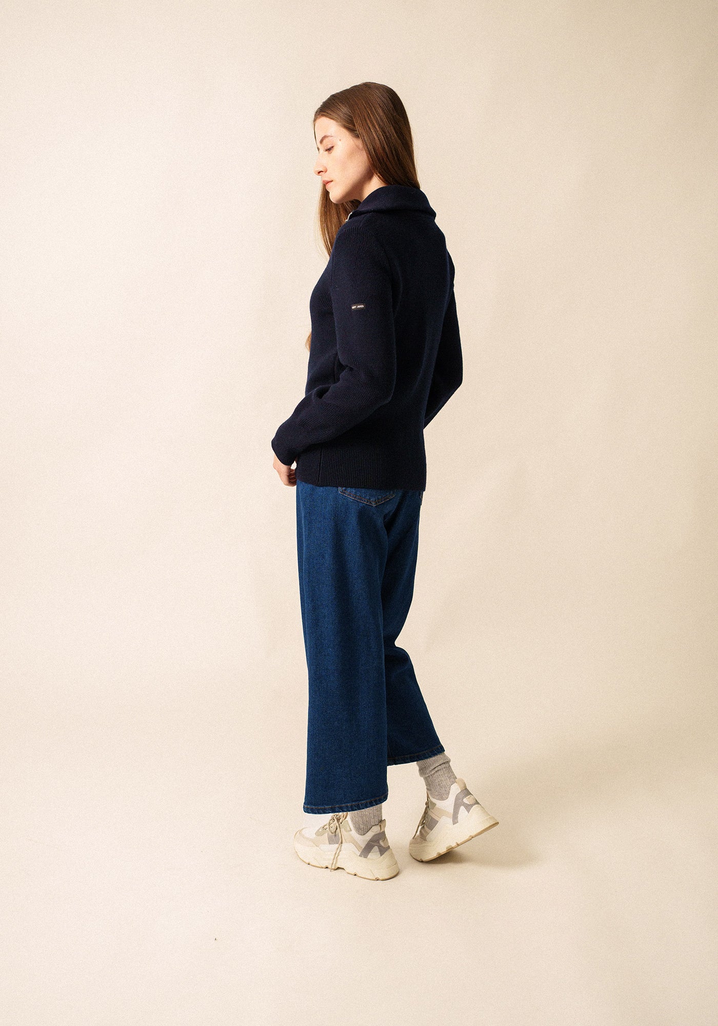 Sallanches Trucker Sweater (NAVY)