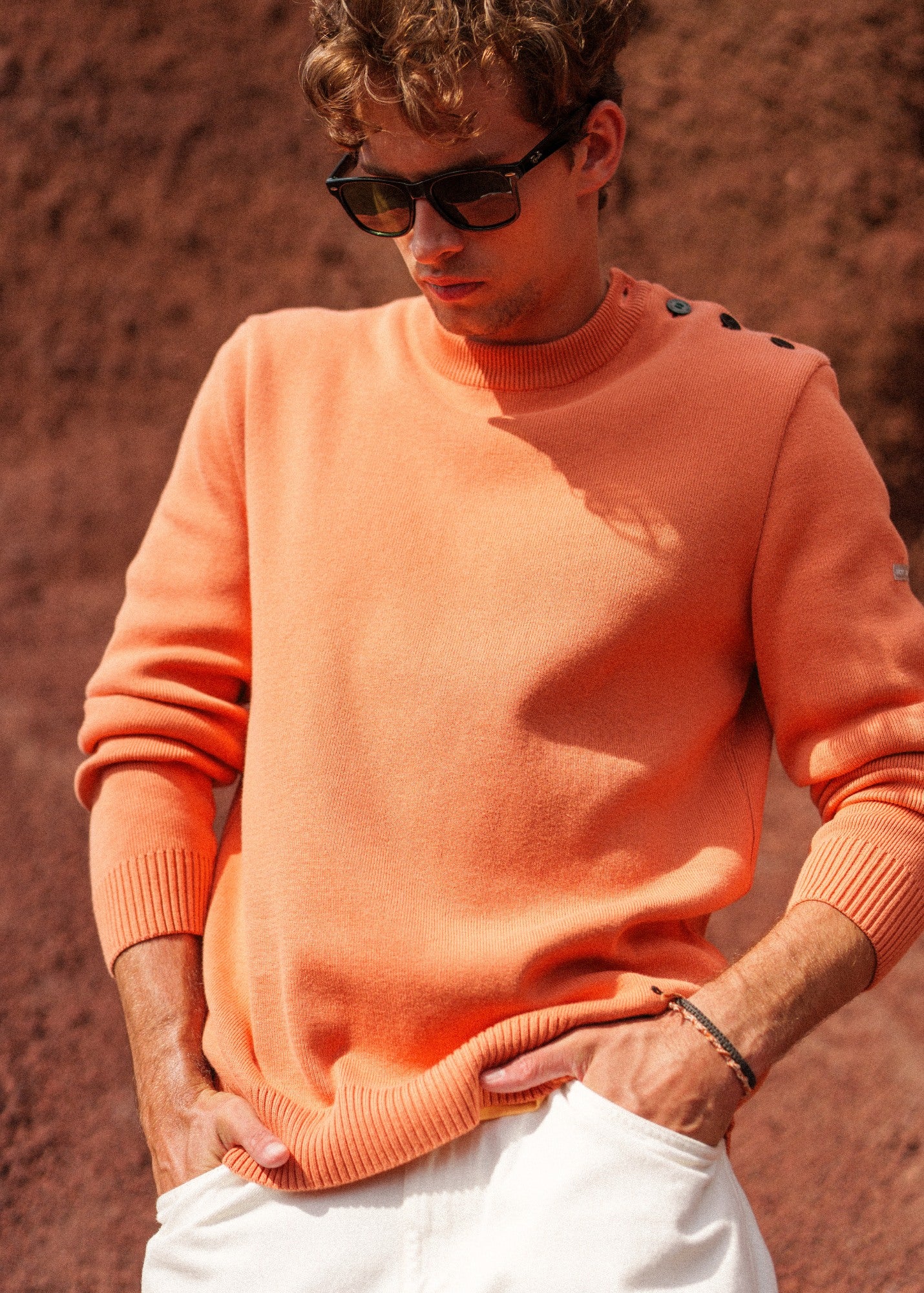 セントジェームスknit Men Breton Sweaters, Wool Knit Jackets, Saint James® Knitwear