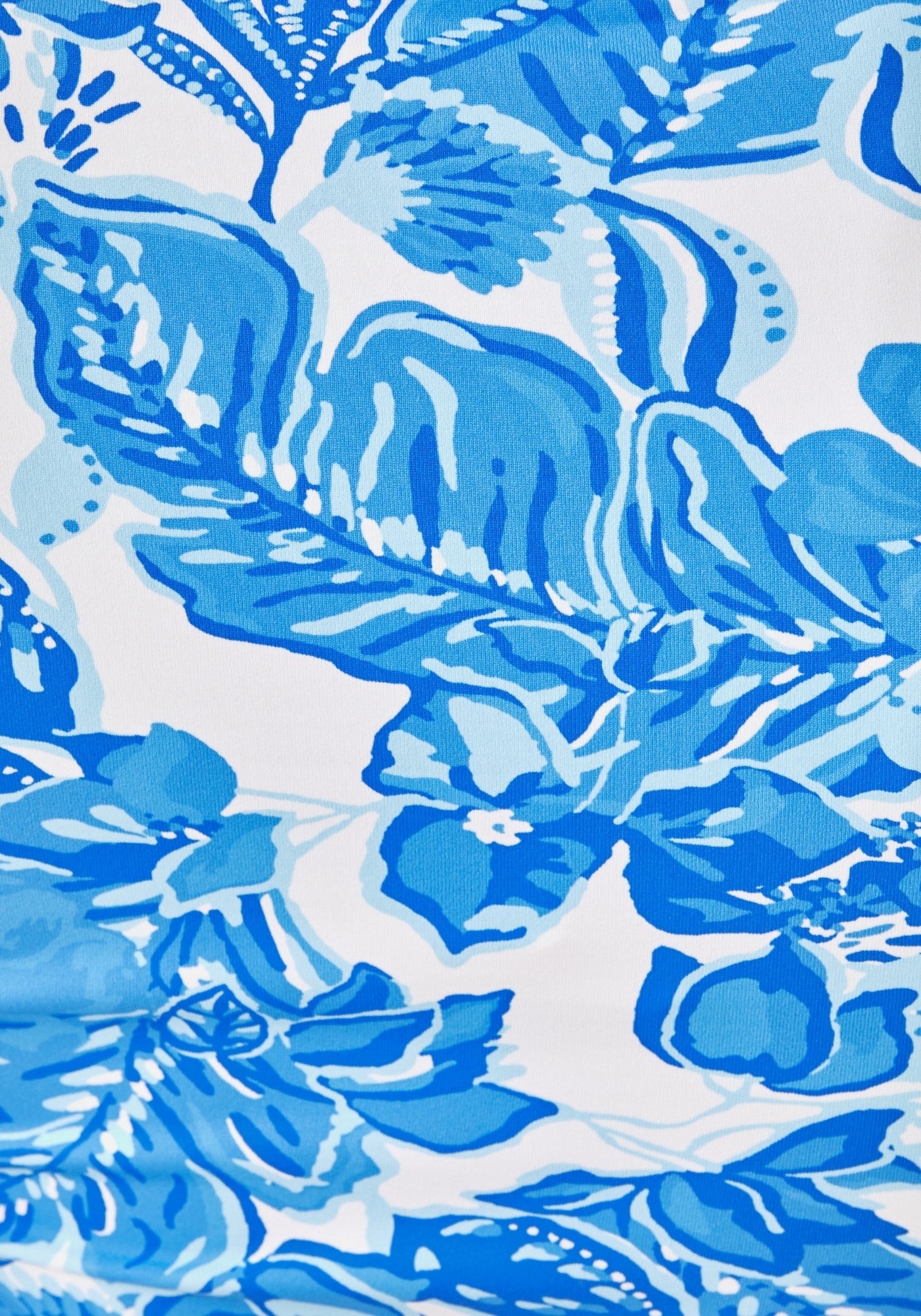 Lilly Pulitzer x GARDE-COTE - Short-Sleeve Stretch Top with Exclusive Lilly Print (SOLEIL AZUR BLUE)