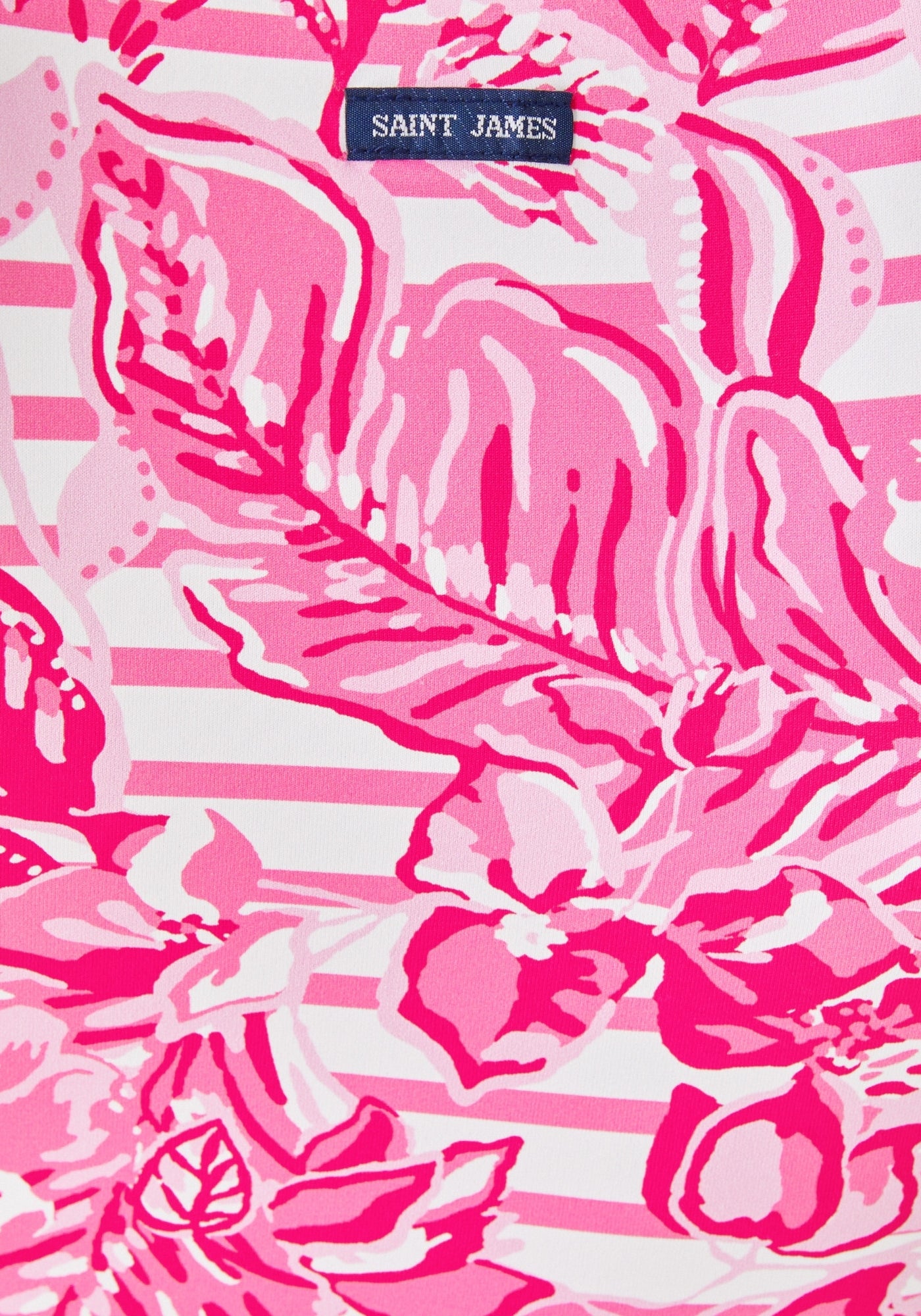 Lilly Pulitzer x SIMONE - Fitted Shift Dress with Ribbons and Exclusive Lilly Print | Recycled Anti-UV Stretch Fabric (SOLEIL ROSE PINK)