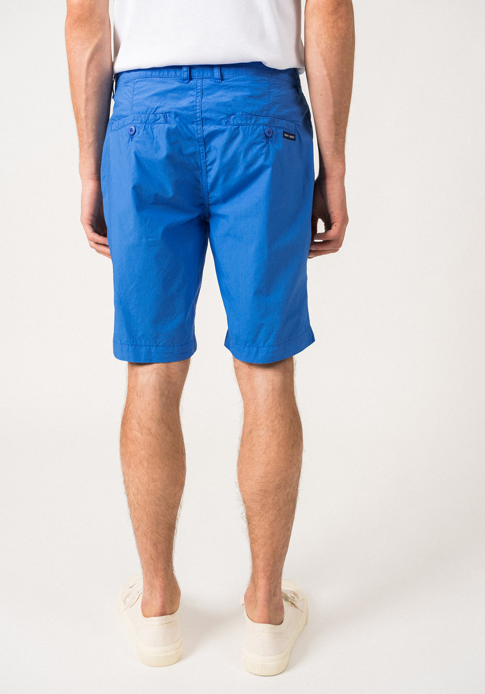 DOUG LIGHT - Lightweight Chino Shorts | Light Cotton Canvas | Straight Cut (MER BLUE)