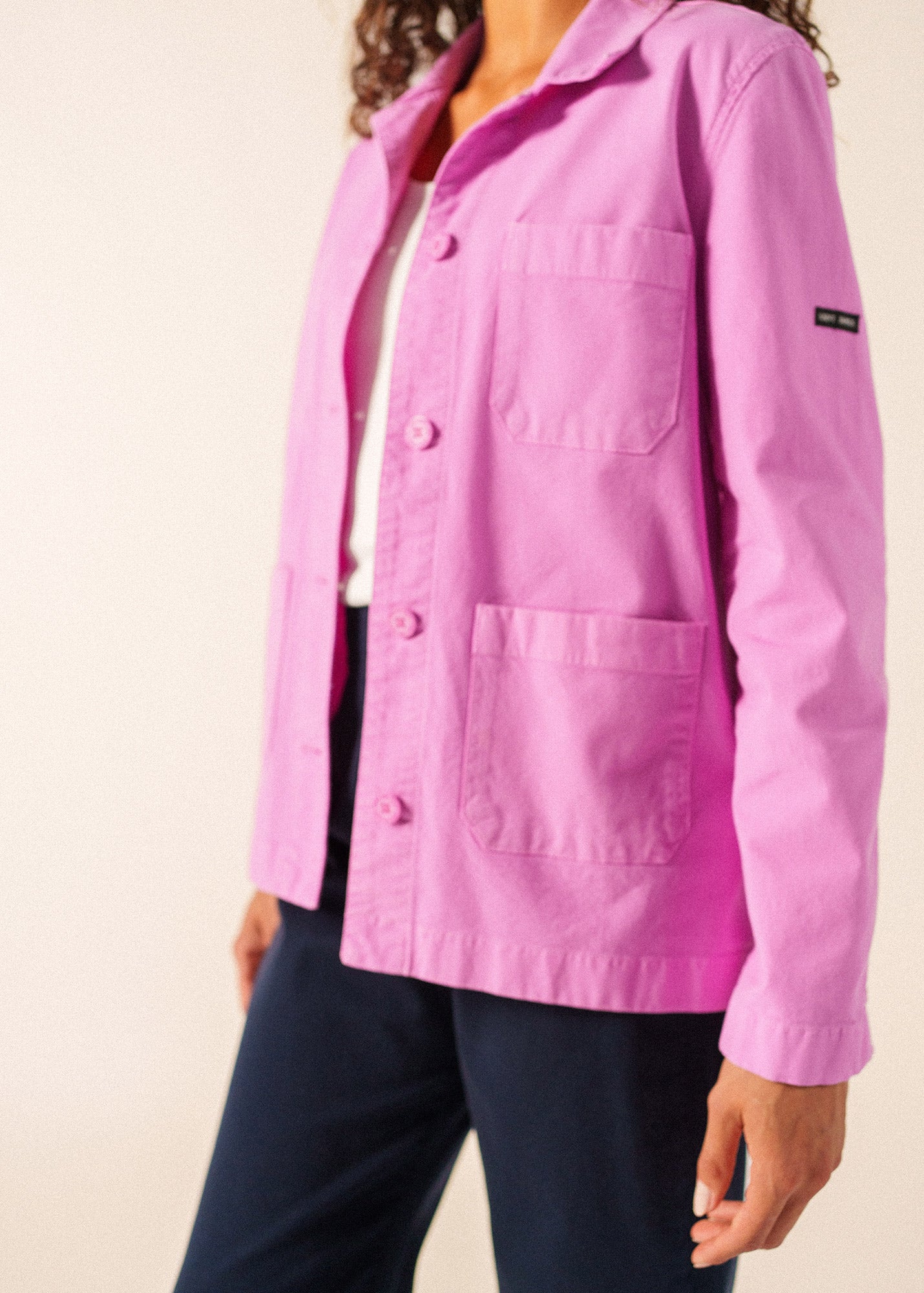 Women's Chore Coat - Alize - French Workwear Jacket (Navy) • Saint Women's Chore Coat - Alize - French Workwear Jacket (Navy) • Saint
