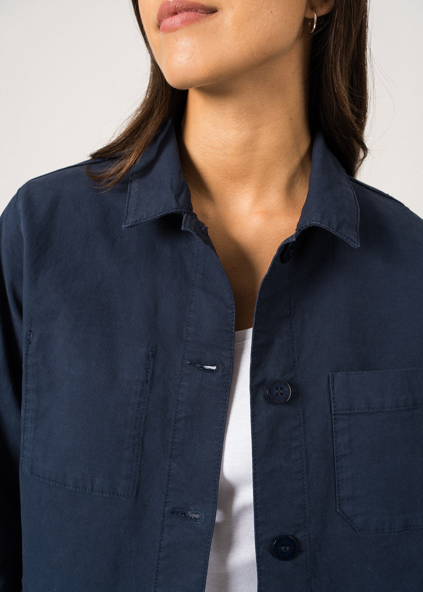 Women's French Chore Jacket | Workwear Cotton Canvas | SAINT James