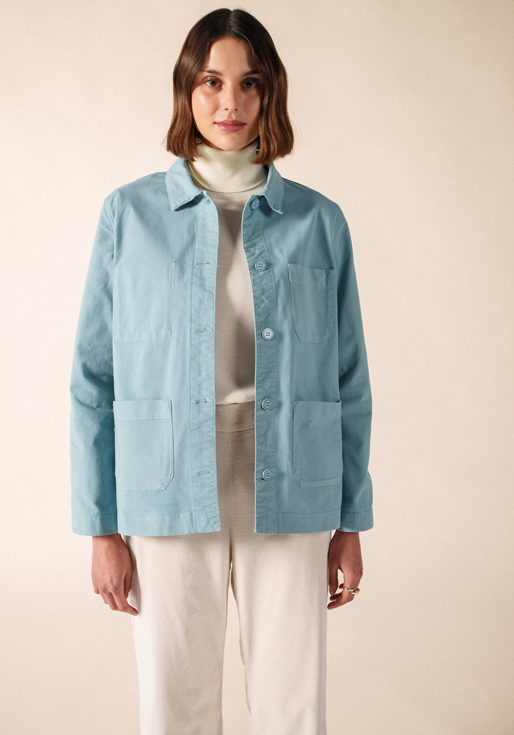 ALIZE French Chore Jacket (LIGHT COASTAL BLUE)