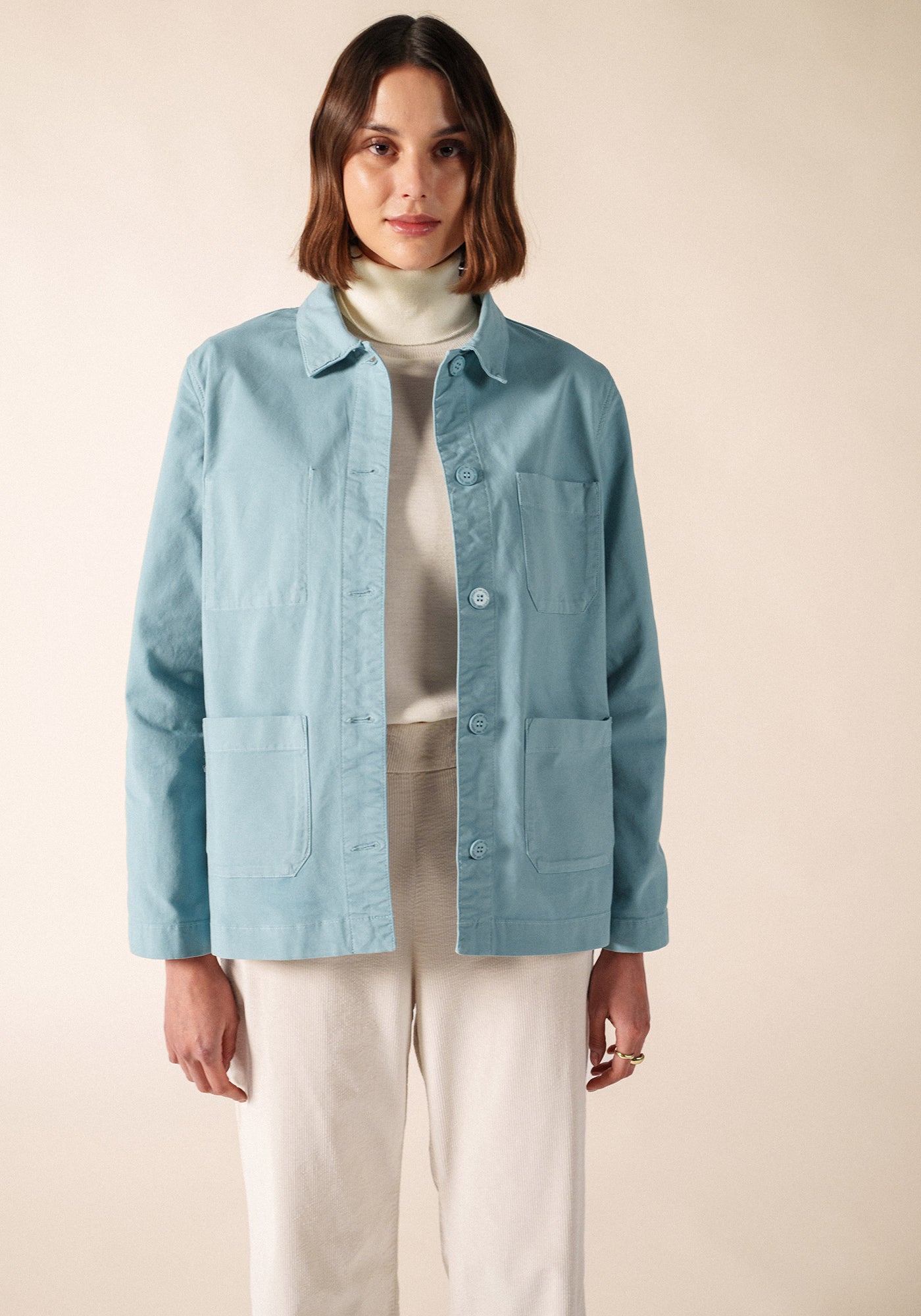 ALIZE French Chore Jacket (LIGHT COASTAL BLUE)
