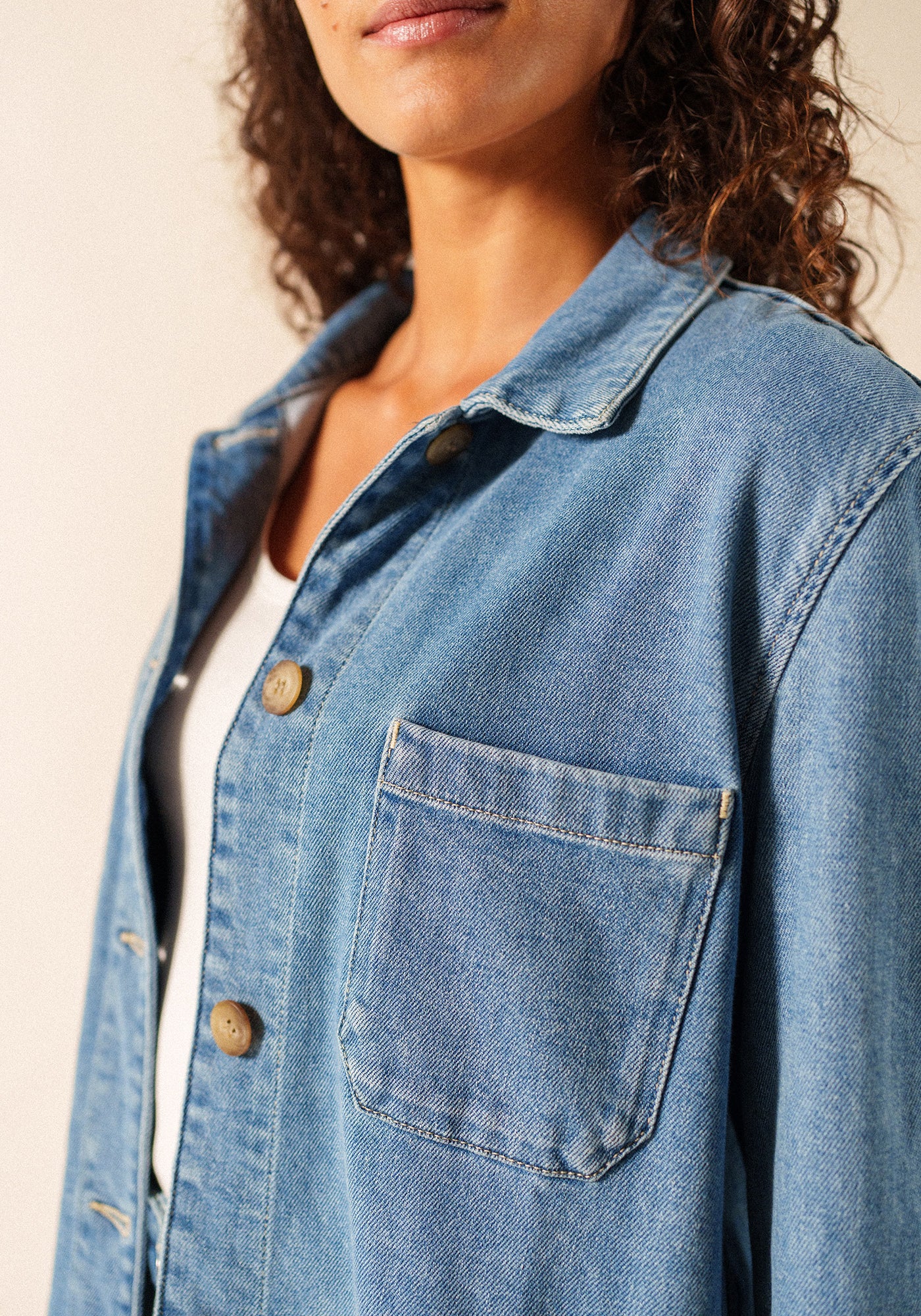 Alize French Chore Jacket (DENIM BLUE)