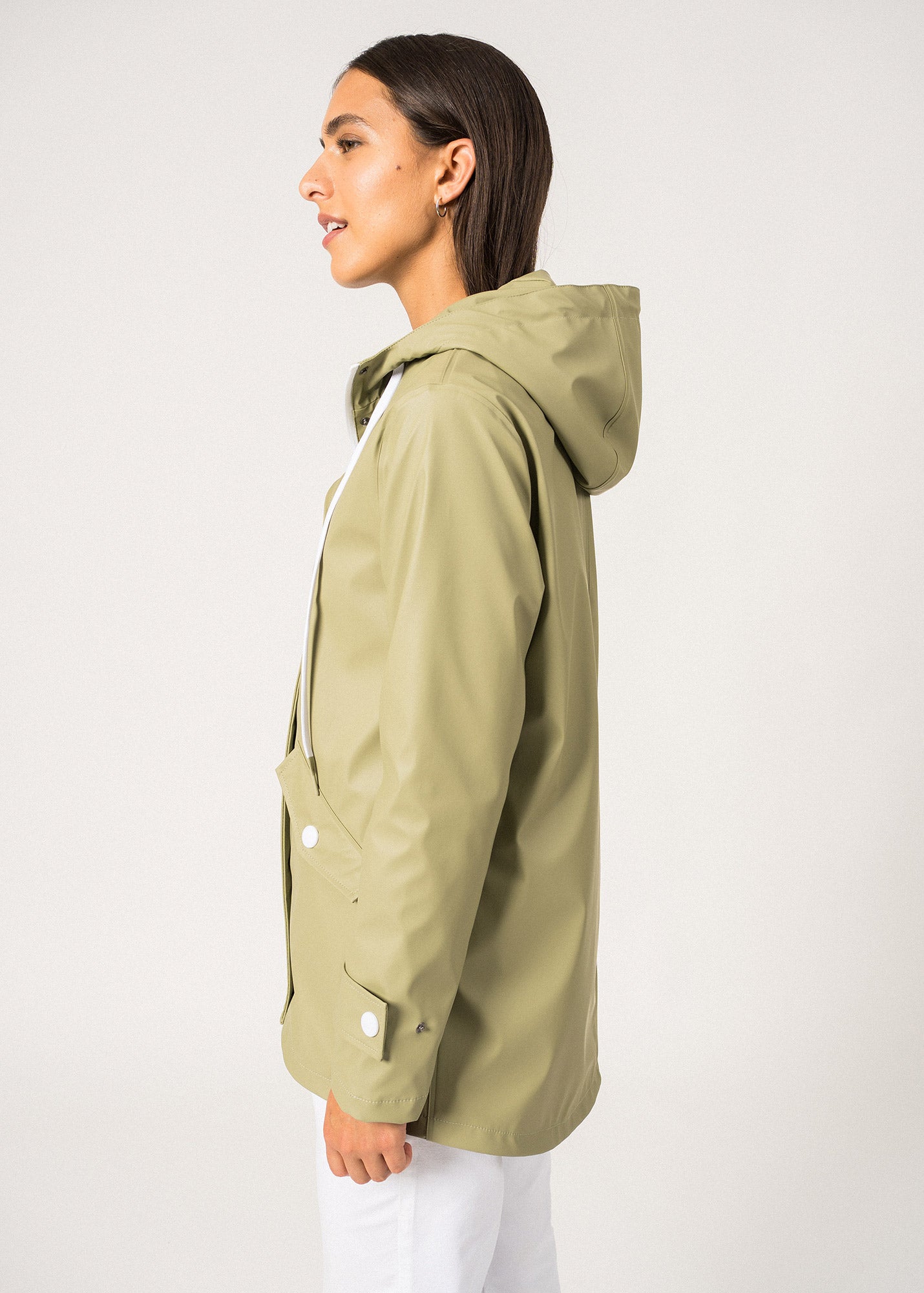 ST GAIA Rain Jacket (SOFT ALMOND) • Saint James USA