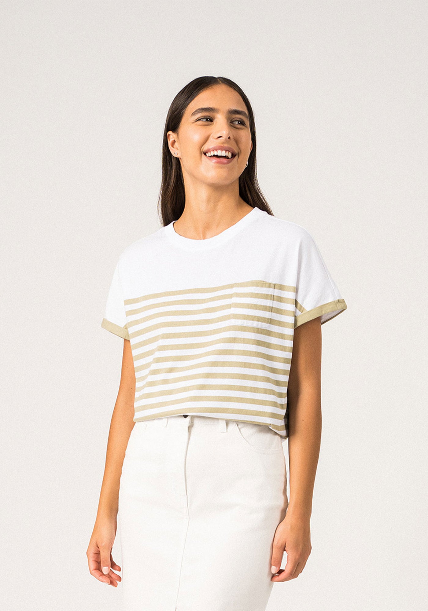 Enora Colorblock Tee (PROMENADE)