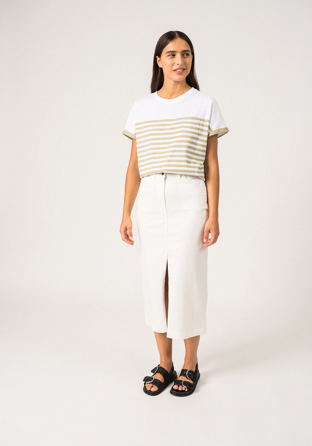 Enora Colorblock Tee (PROMENADE)