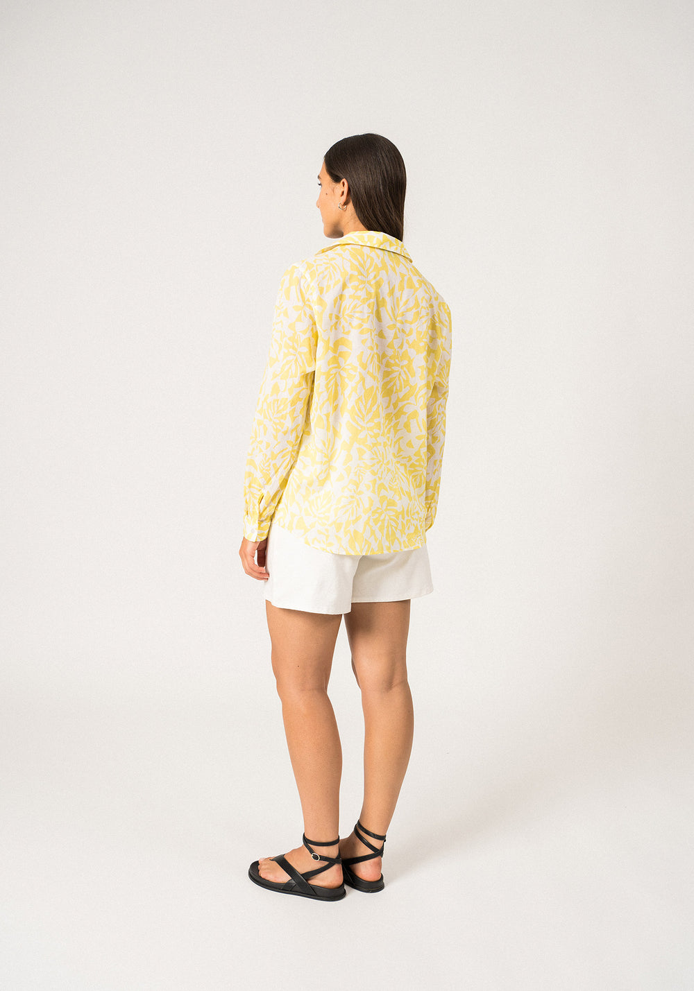 Jeanne Blouse (WHITE / YELLOW)