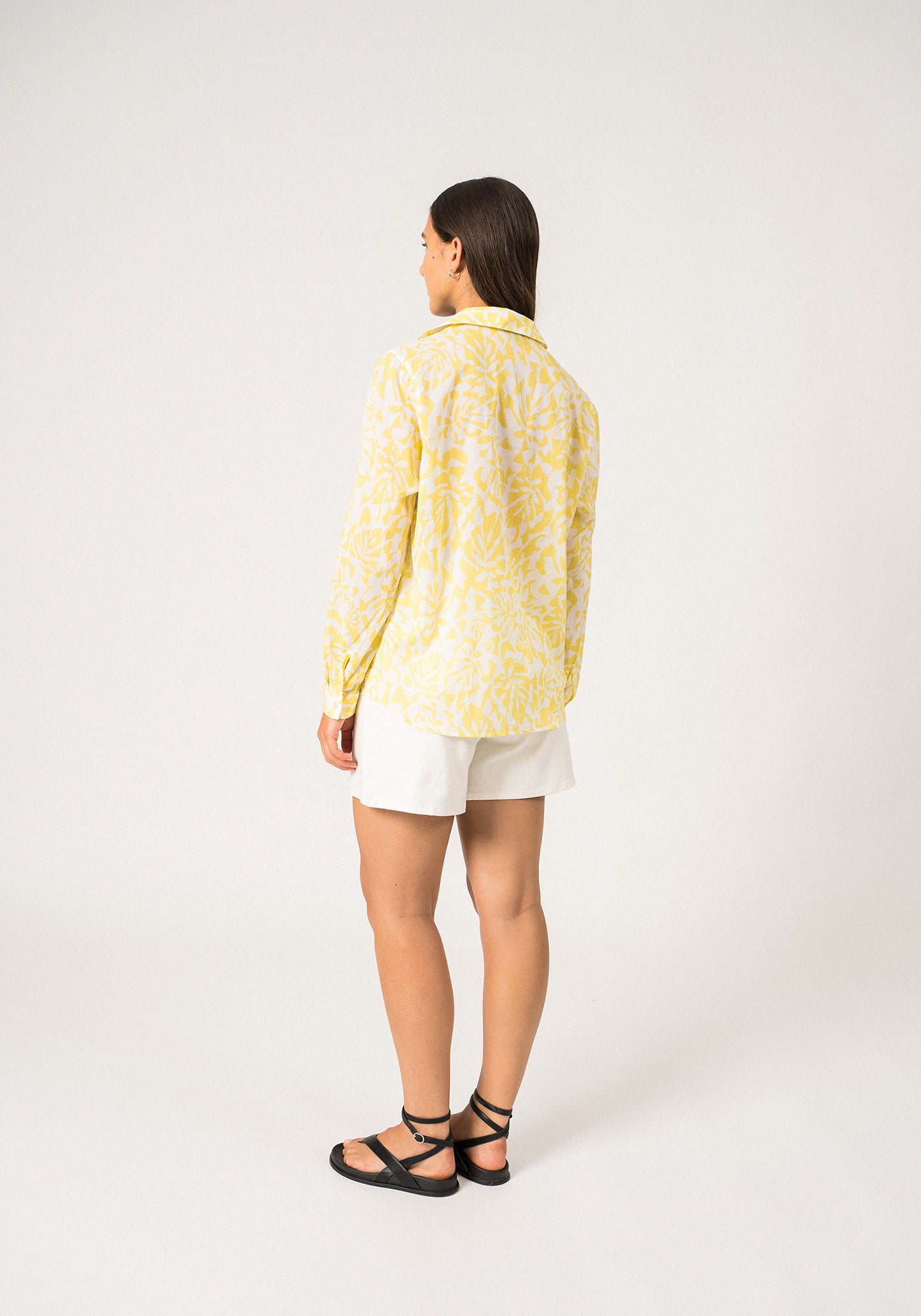 Jeanne Blouse (WHITE / YELLOW)