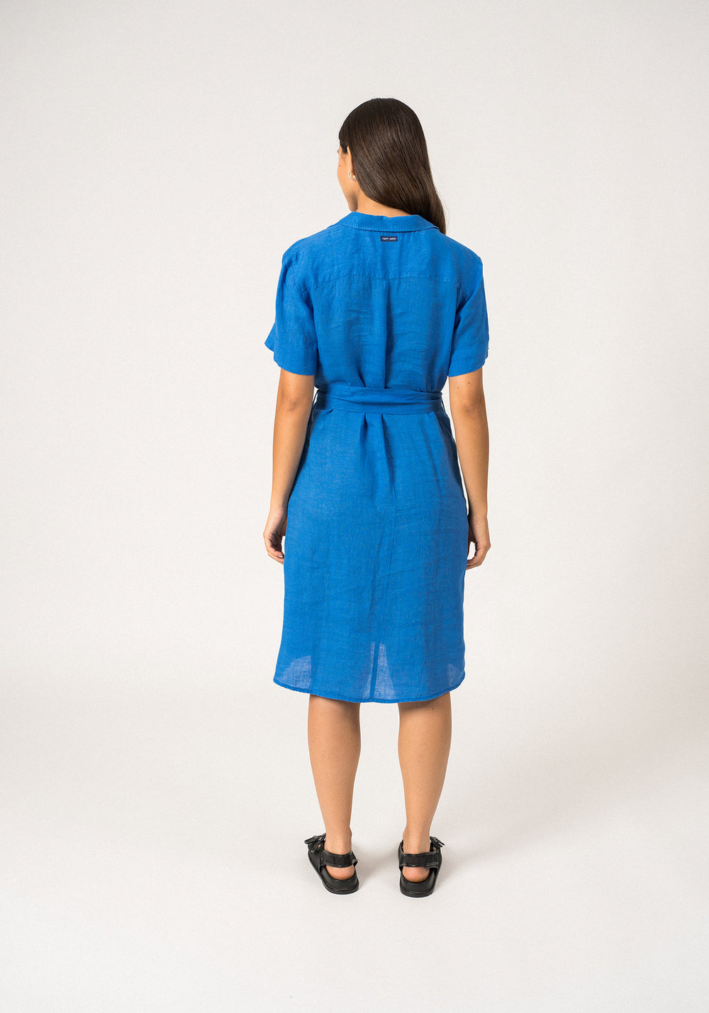 Christine Shirt Dress (MER BLUE)